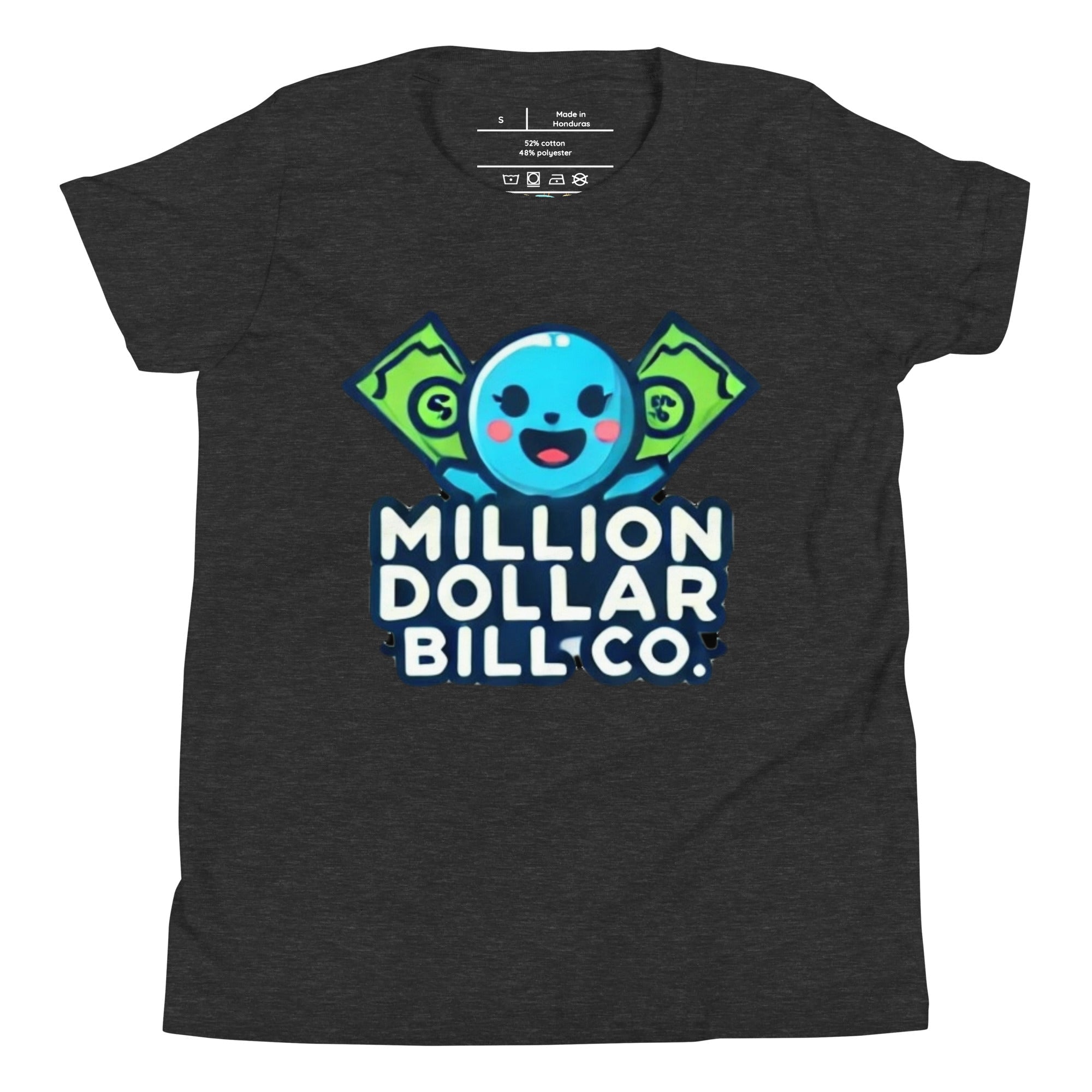 MDB Co. Blue Mascot For The Future Youth Short Sleeve T-Shirt