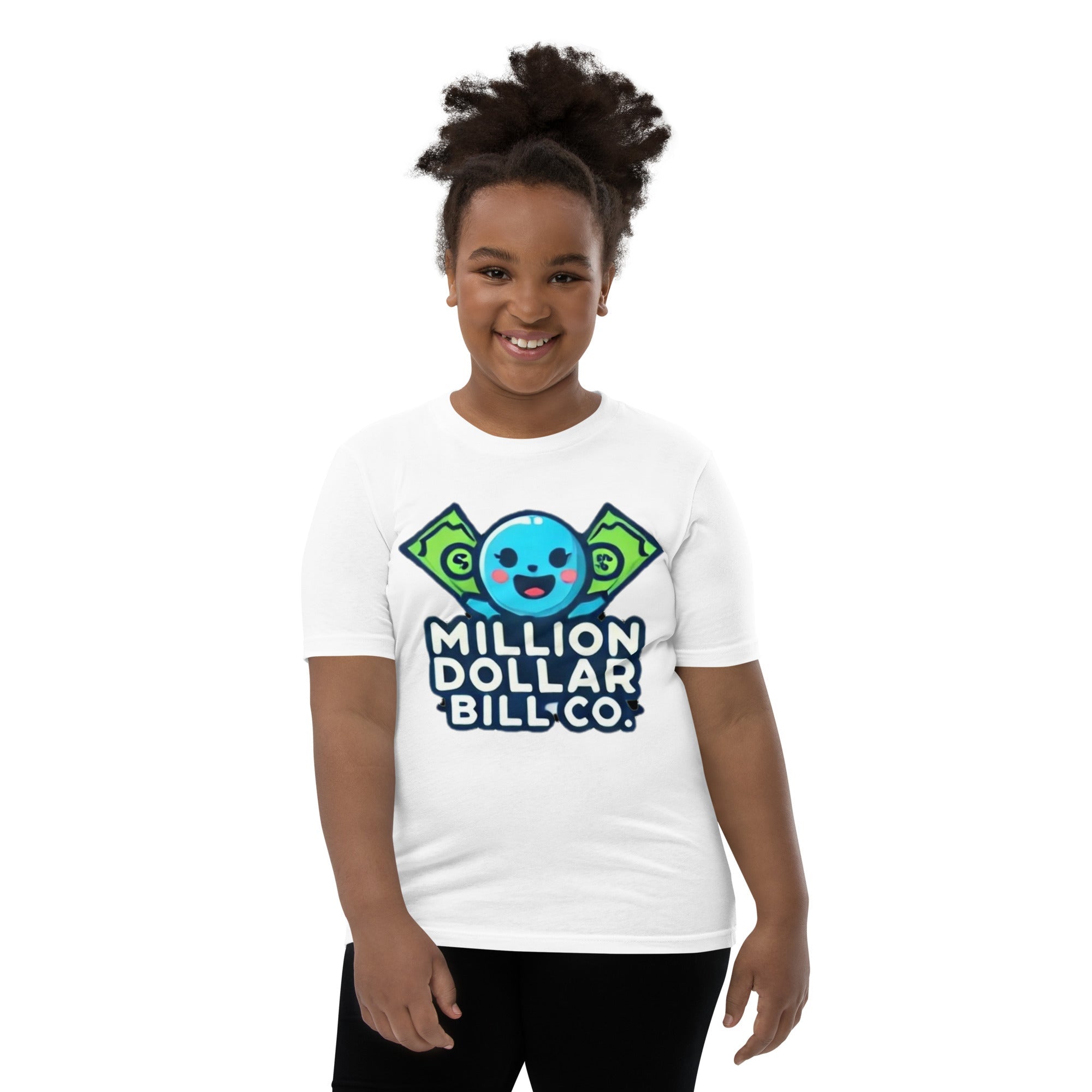 MDB Co. Blue Mascot For The Future Youth Short Sleeve T-Shirt