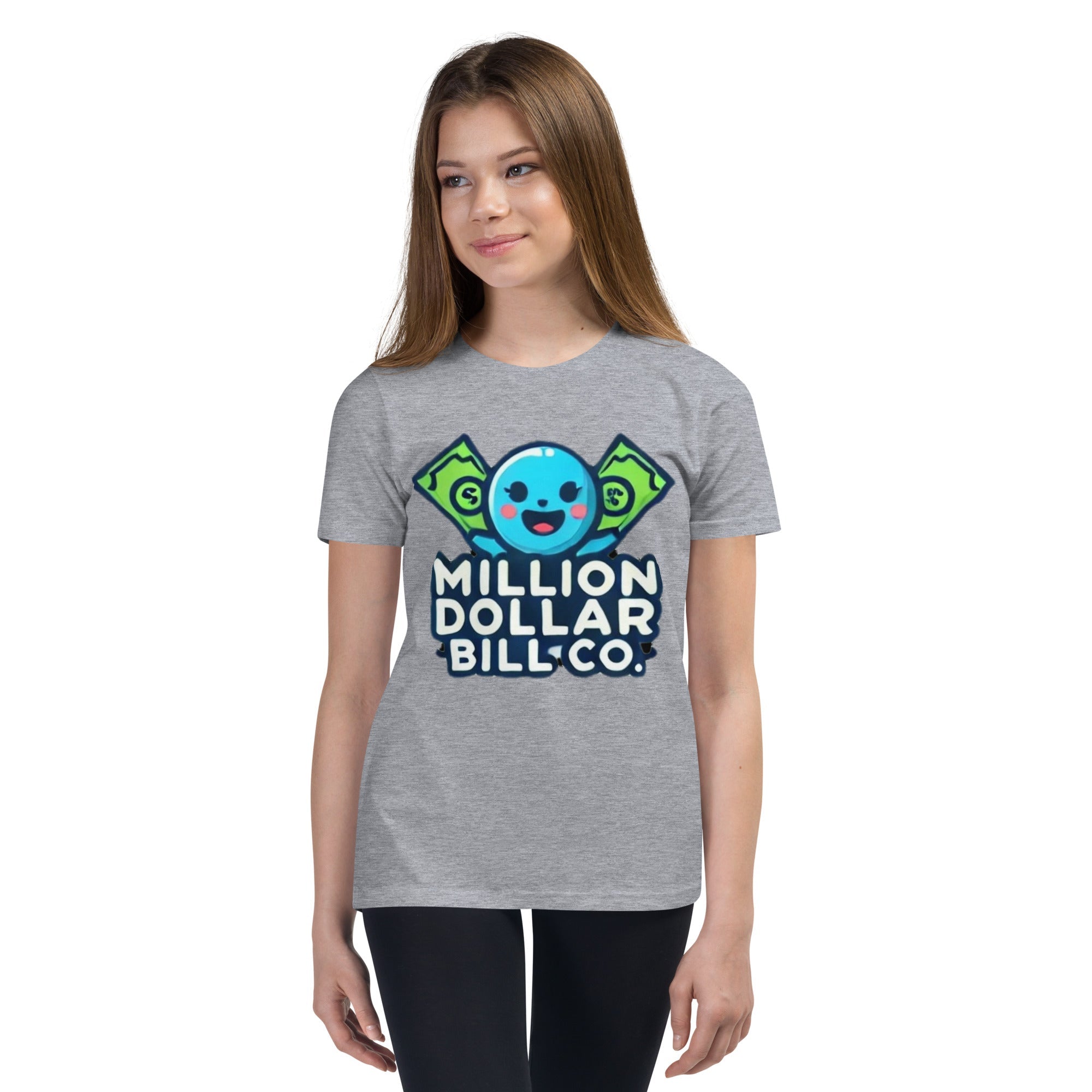 MDB Co. Blue Mascot For The Future Youth Short Sleeve T-Shirt