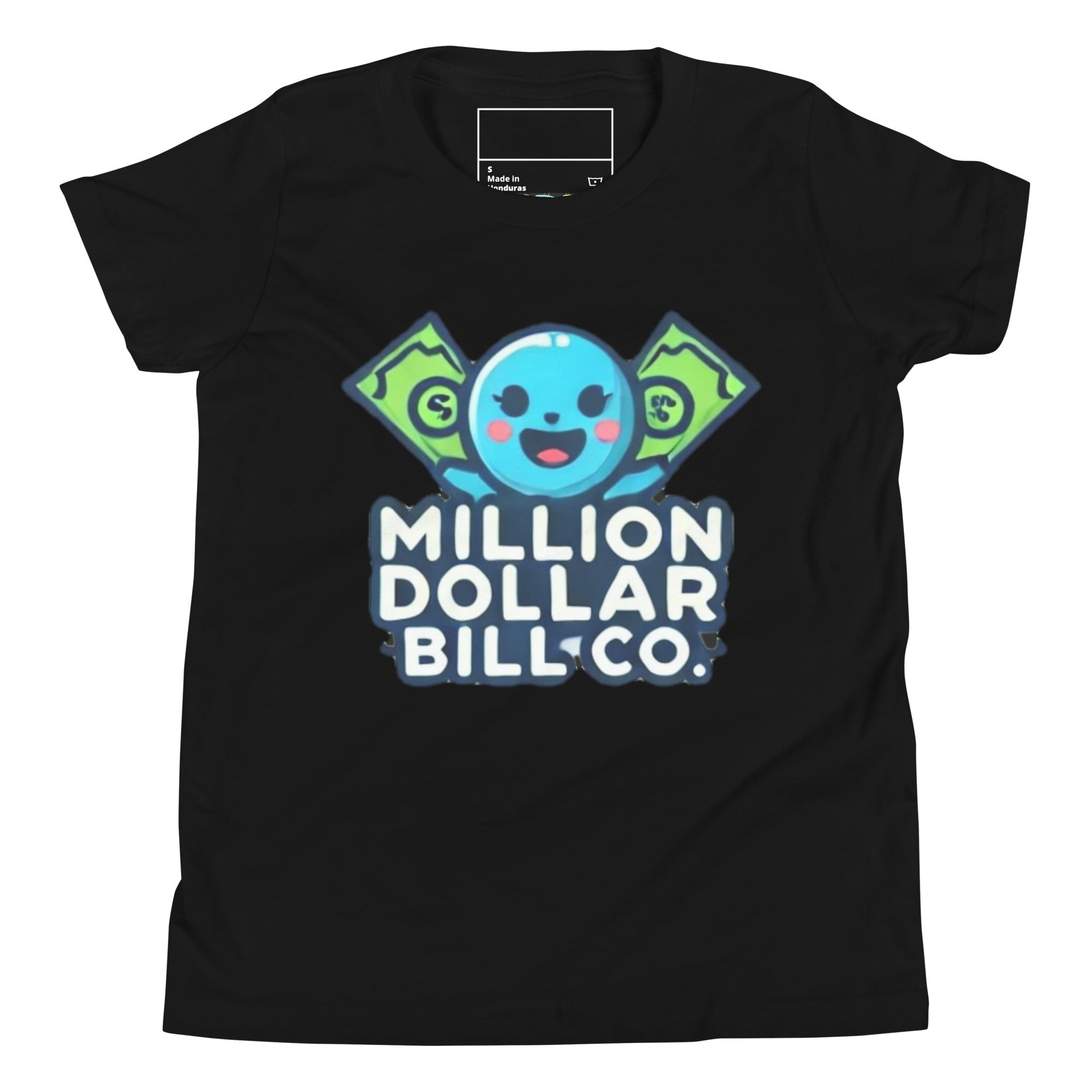 MDB Co. Blue Mascot For The Future Youth Short Sleeve T-Shirt