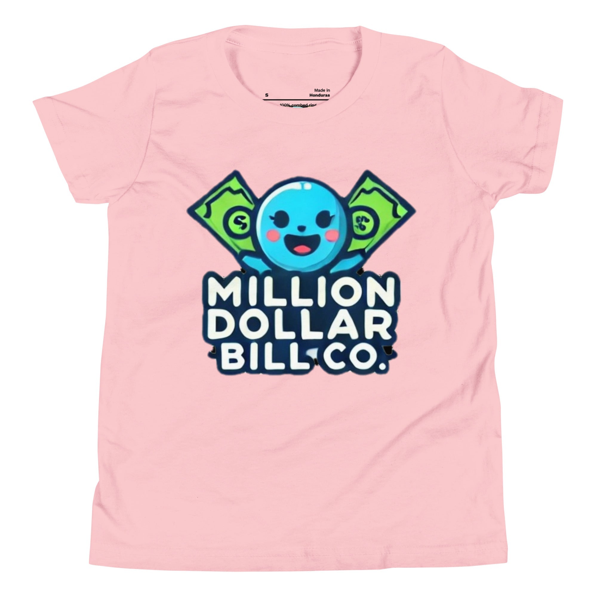 MDB Co. Blue Mascot For The Future Youth Short Sleeve T-Shirt