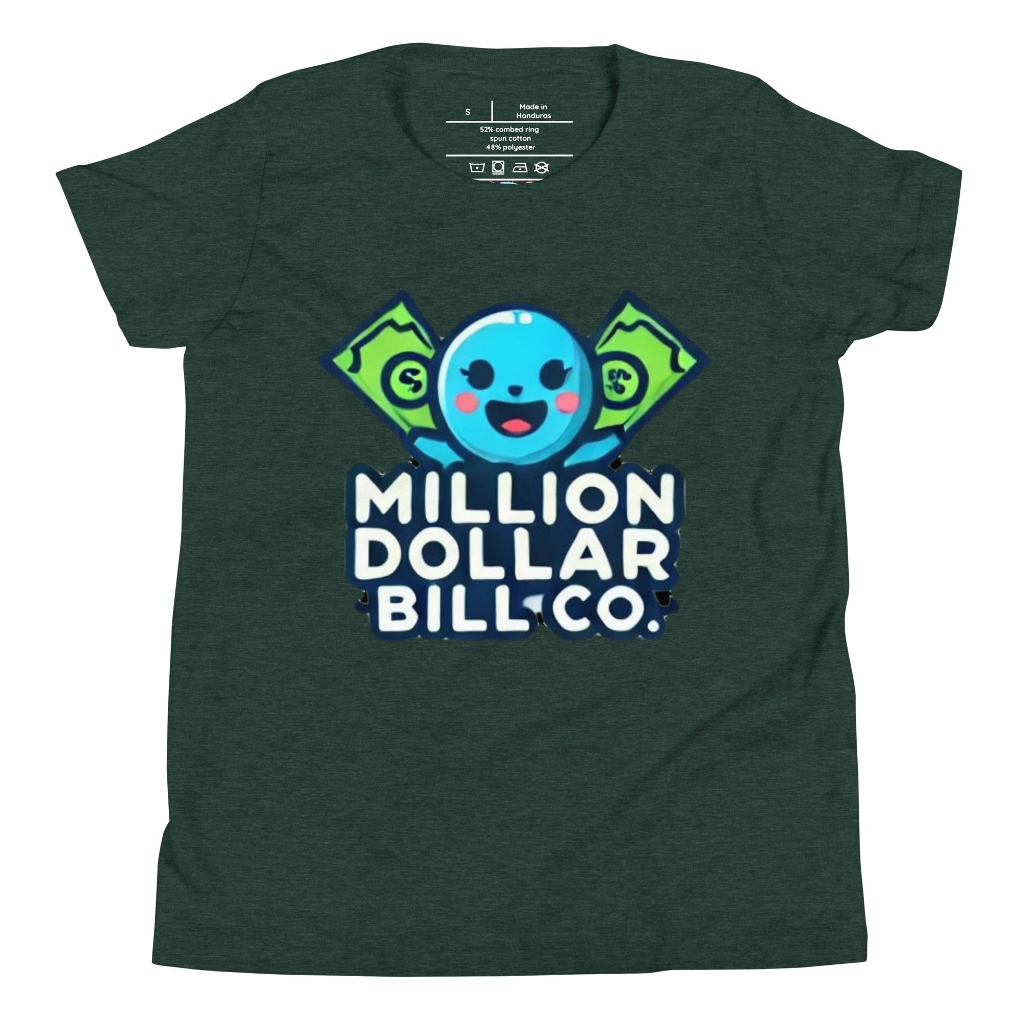 MDB Co. Blue Mascot For The Future Youth Short Sleeve T-Shirt