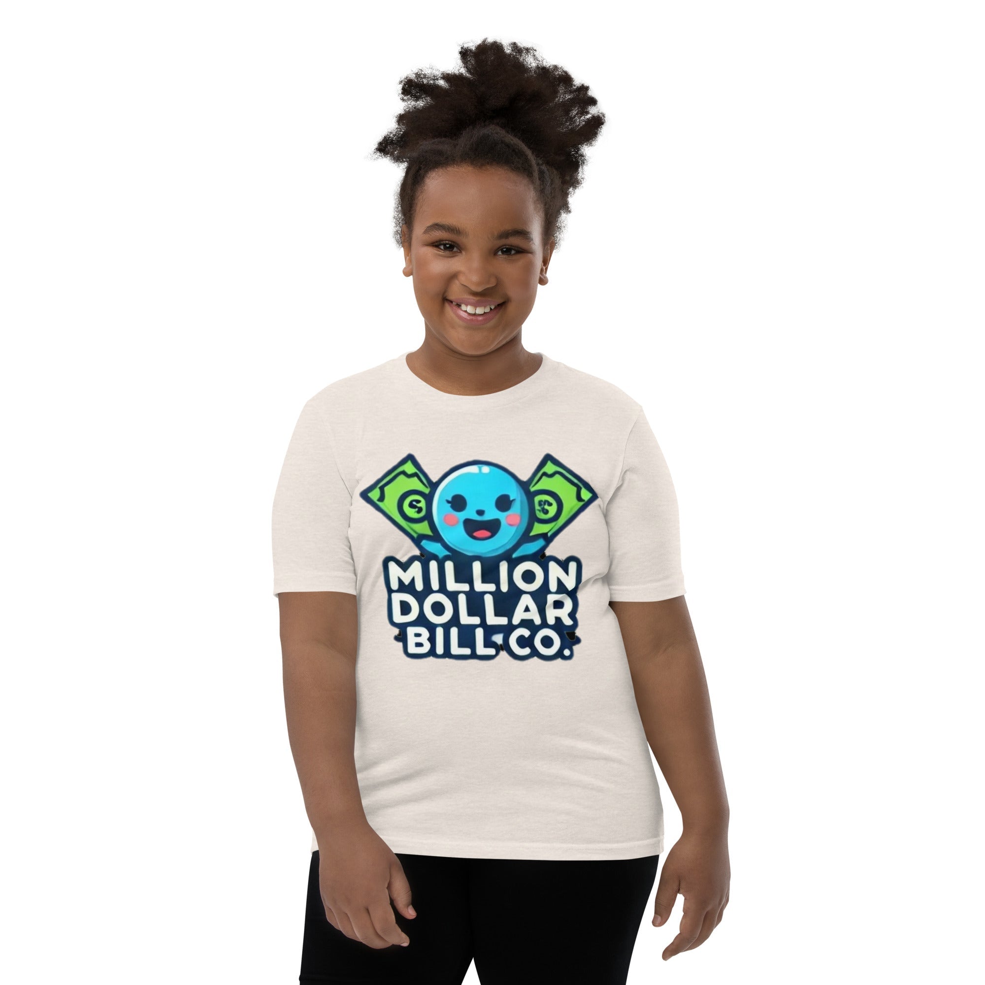 MDB Co. Blue Mascot For The Future Youth Short Sleeve T-Shirt