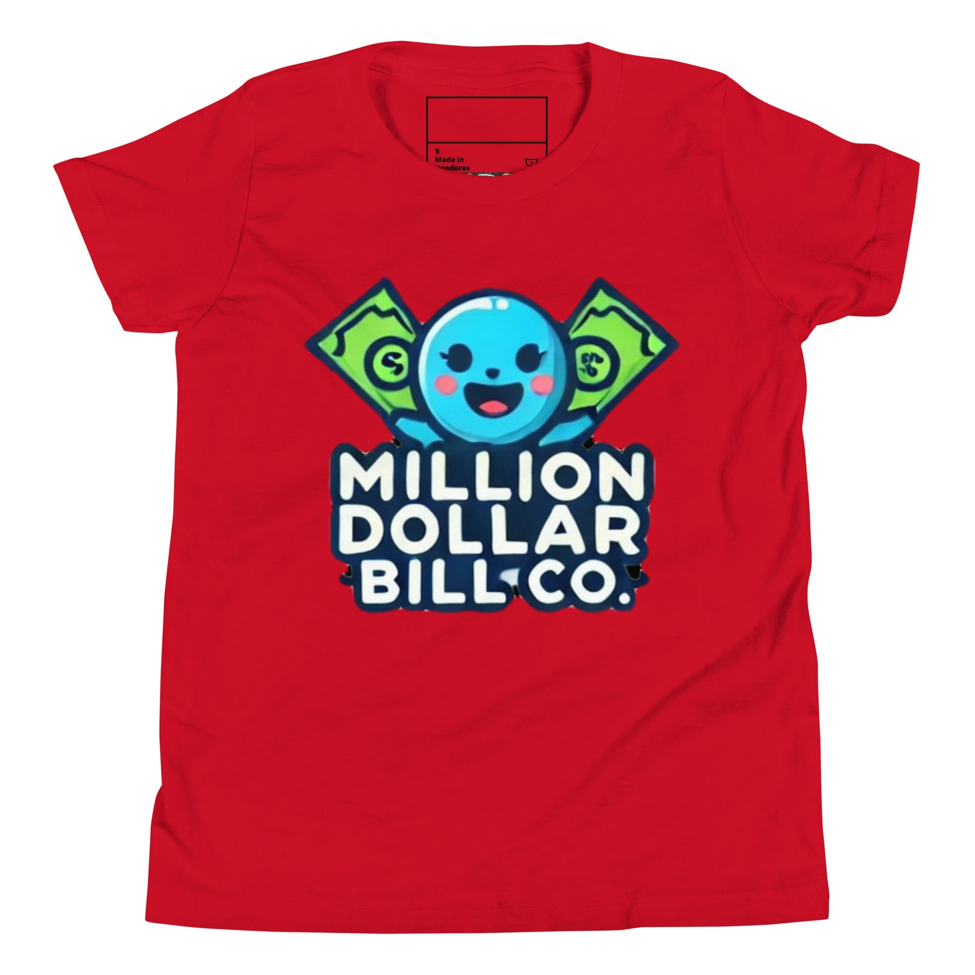 MDB Co. Blue Mascot For The Future Youth Short Sleeve T-Shirt