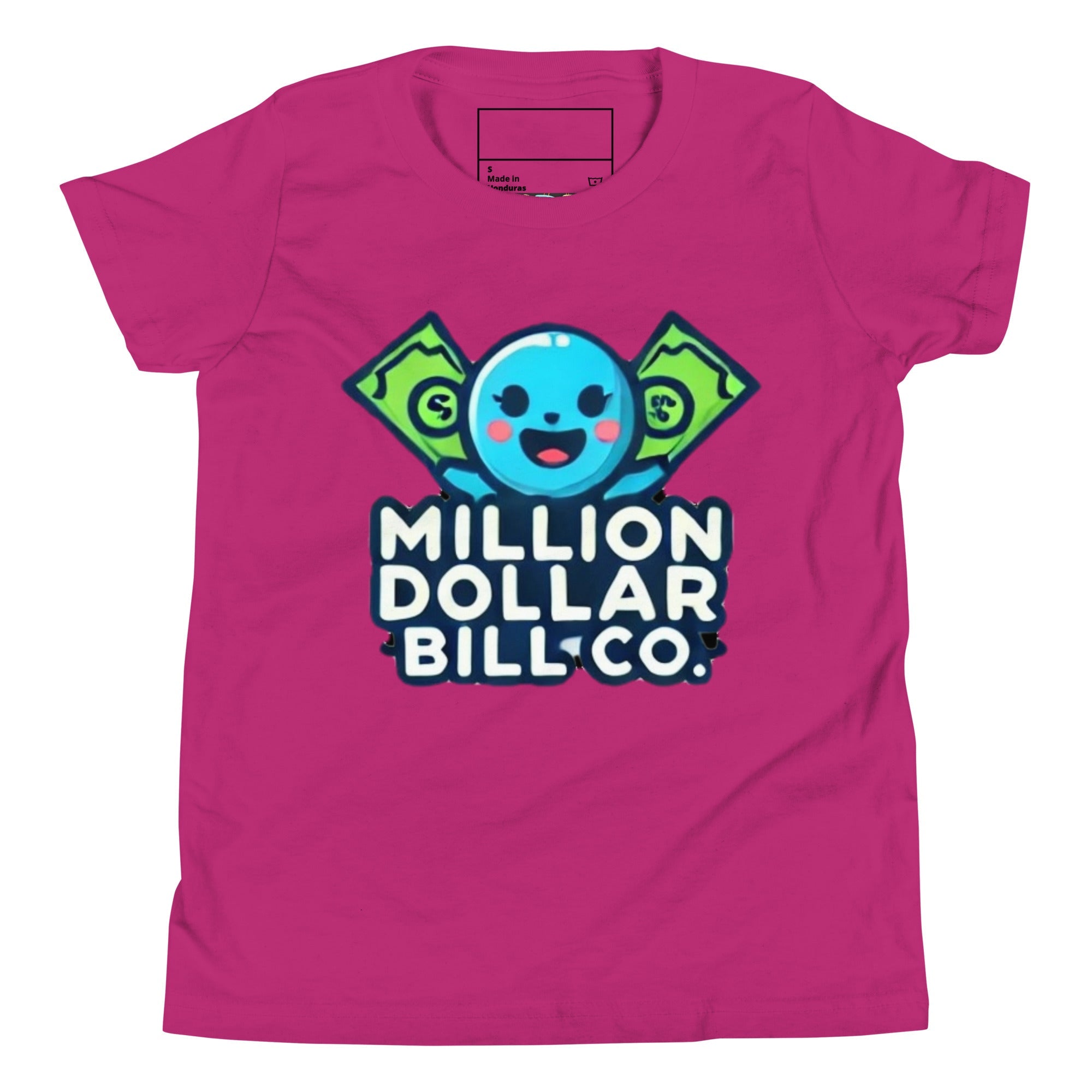 MDB Co. Blue Mascot For The Future Youth Short Sleeve T-Shirt