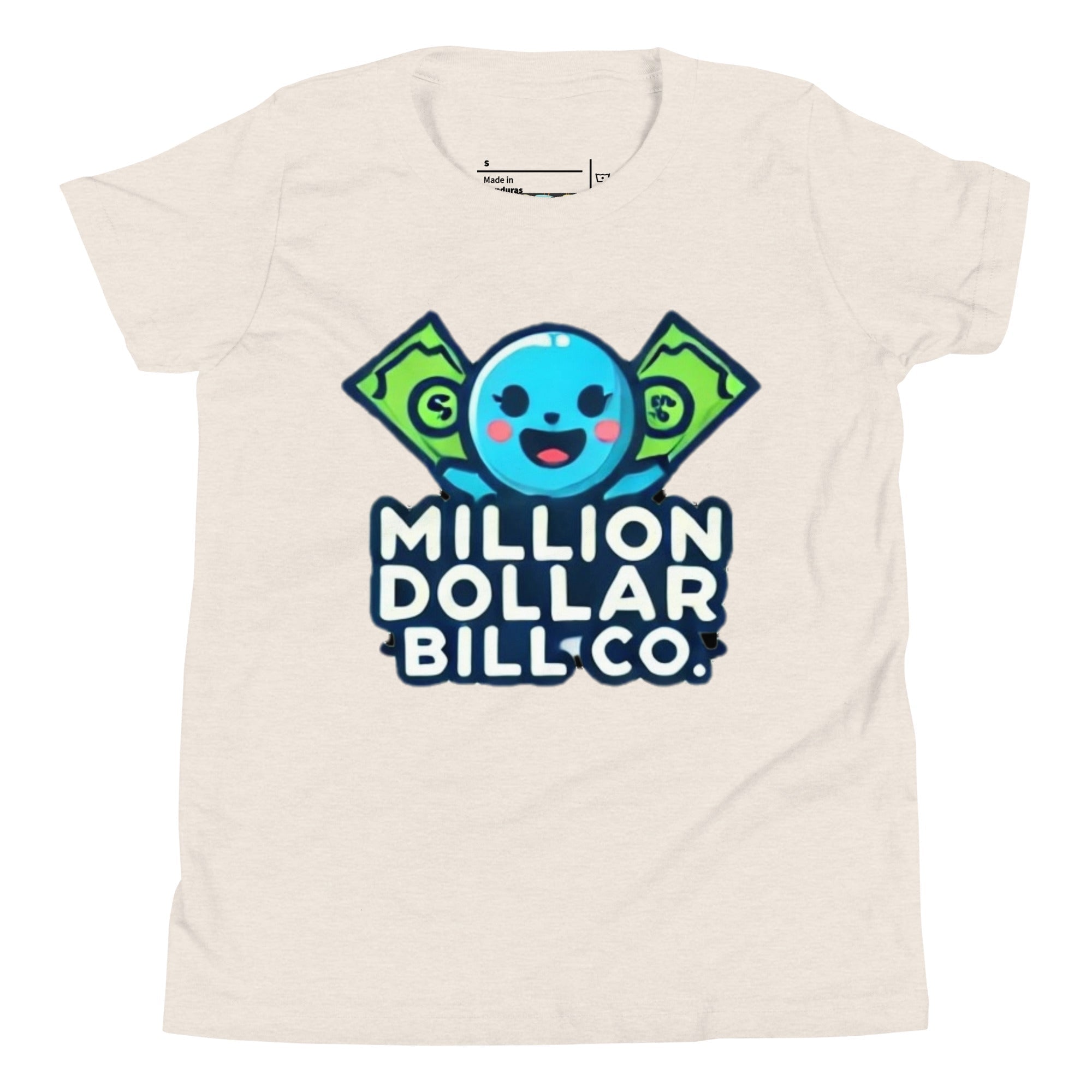 MDB Co. Blue Mascot For The Future Youth Short Sleeve T-Shirt