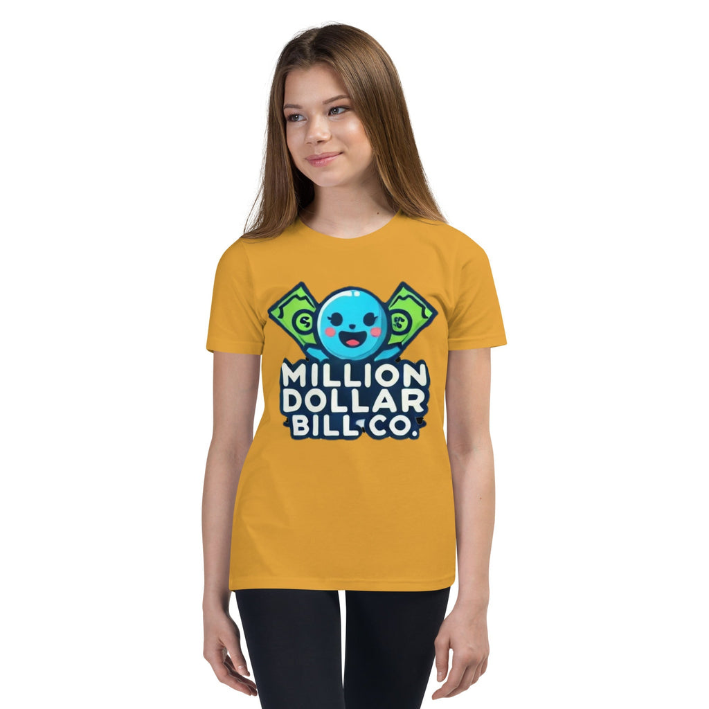 MDB Co. Blue Mascot For The Future Youth Short Sleeve T-Shirt