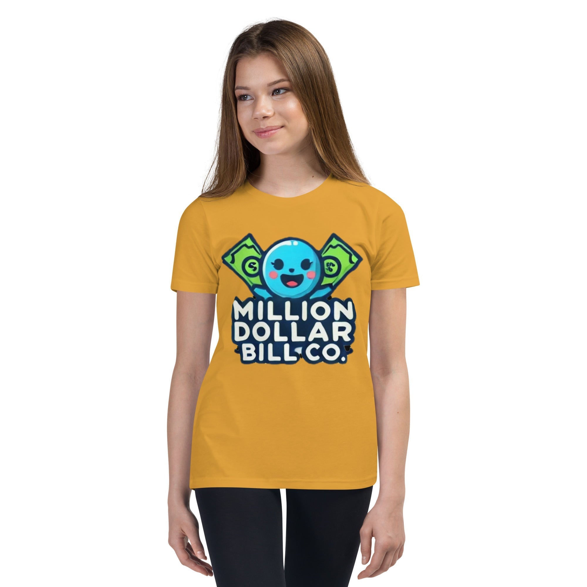 MDB Co. Blue Mascot For The Future Youth Short Sleeve T-Shirt
