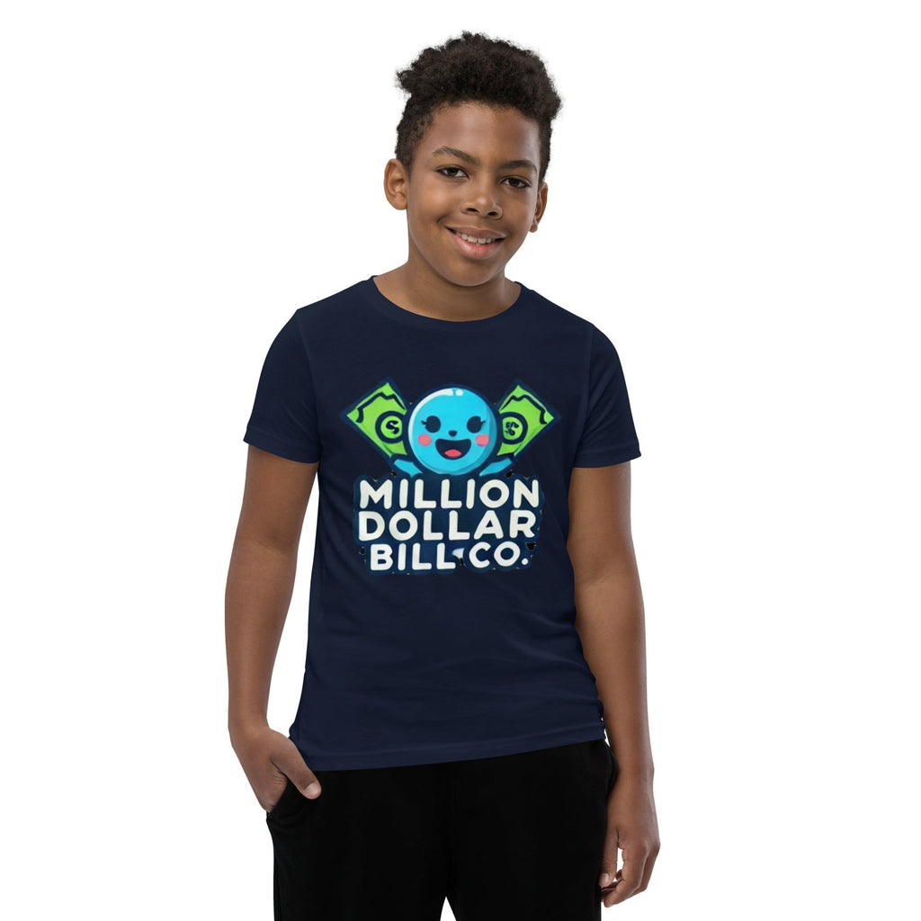 MDB Co. Blue Mascot For The Future Youth Short Sleeve T-Shirt
