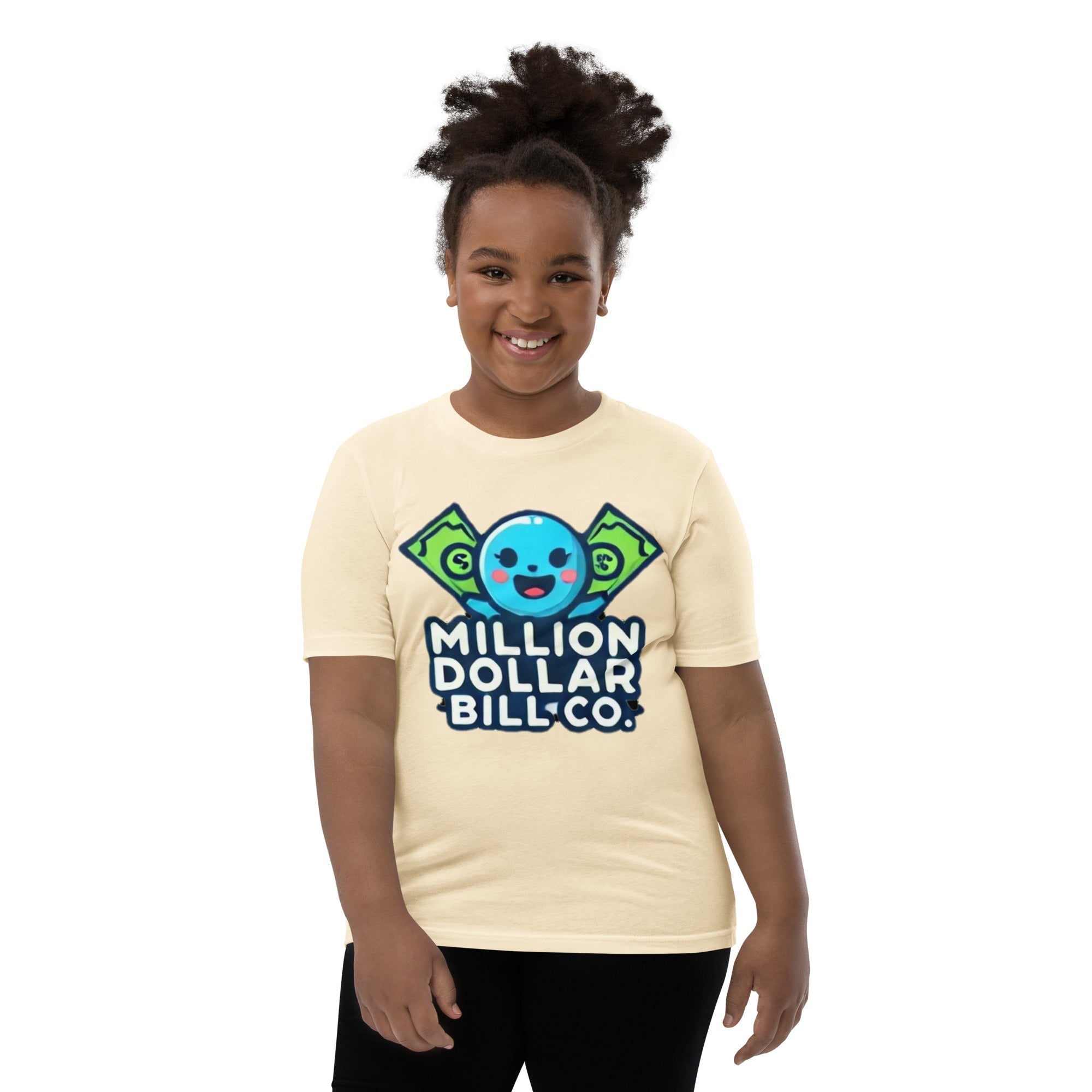 MDB Co. Blue Mascot For The Future Youth Short Sleeve T-Shirt