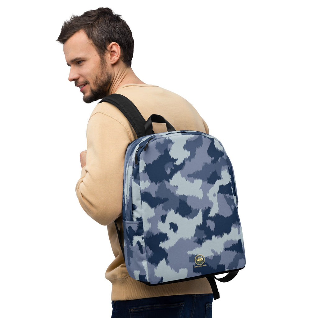 MDB Co. COOL Blue Camo Minimalist Backpack
