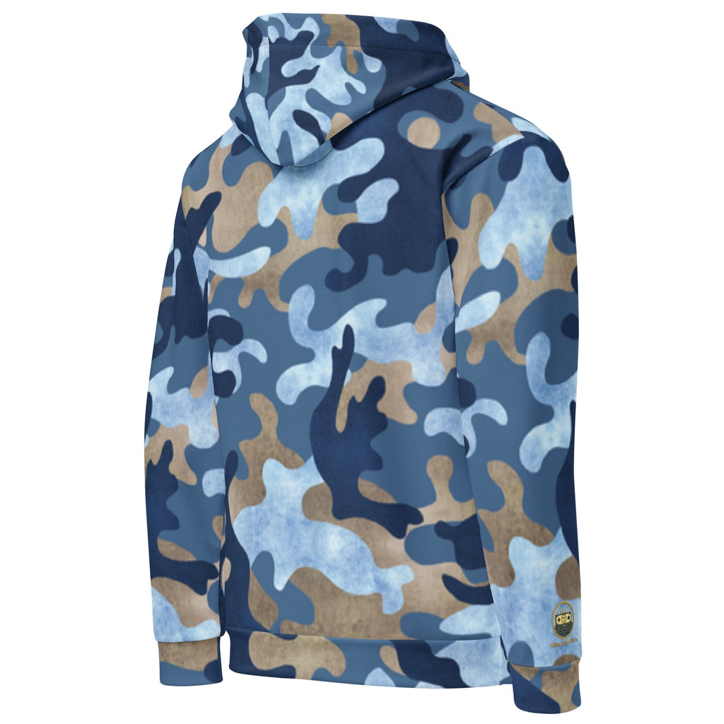 MDB Co. Cool Blue Smooth Camo Unisex Hoodie