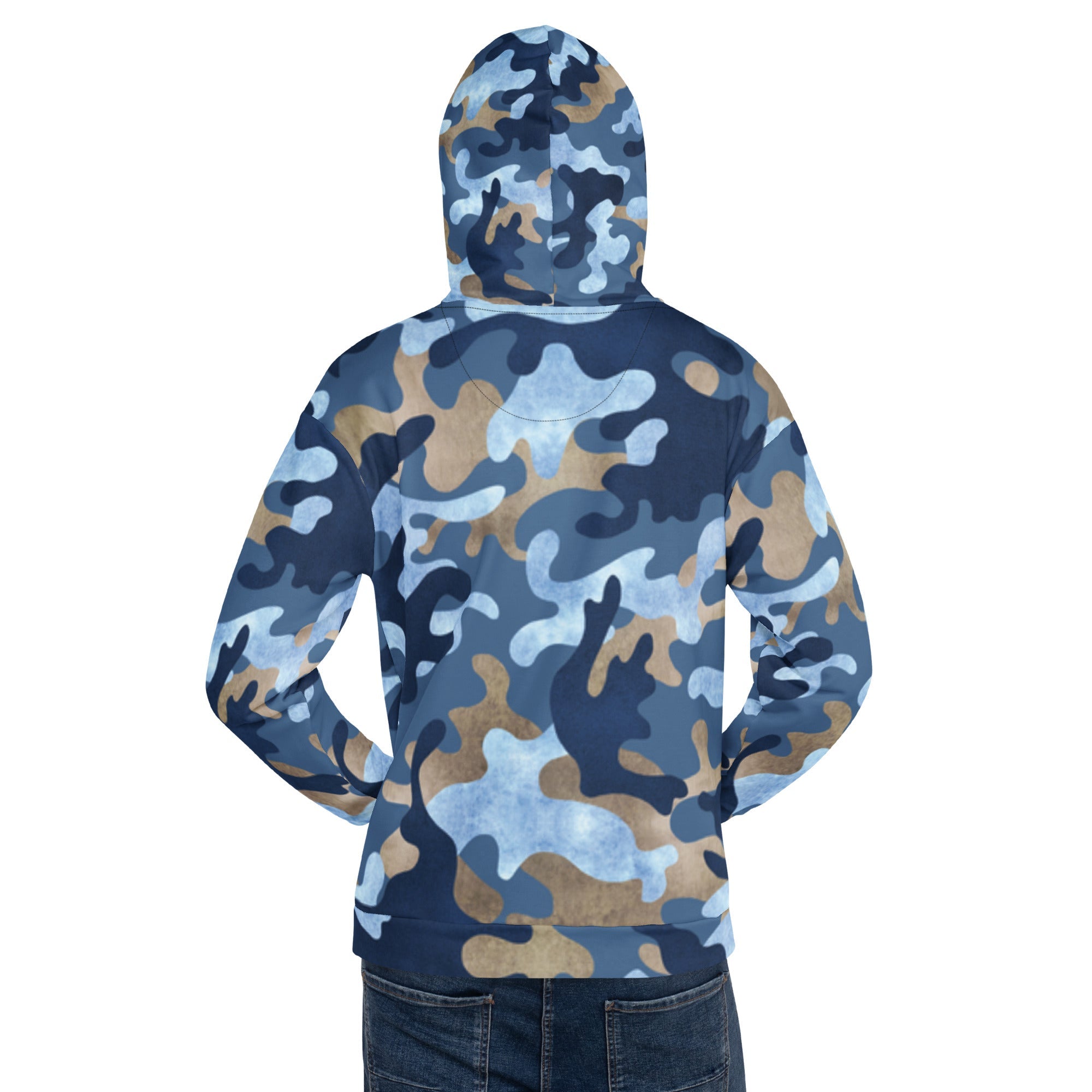 MDB Co. Cool Blue Smooth Camo Unisex Hoodie