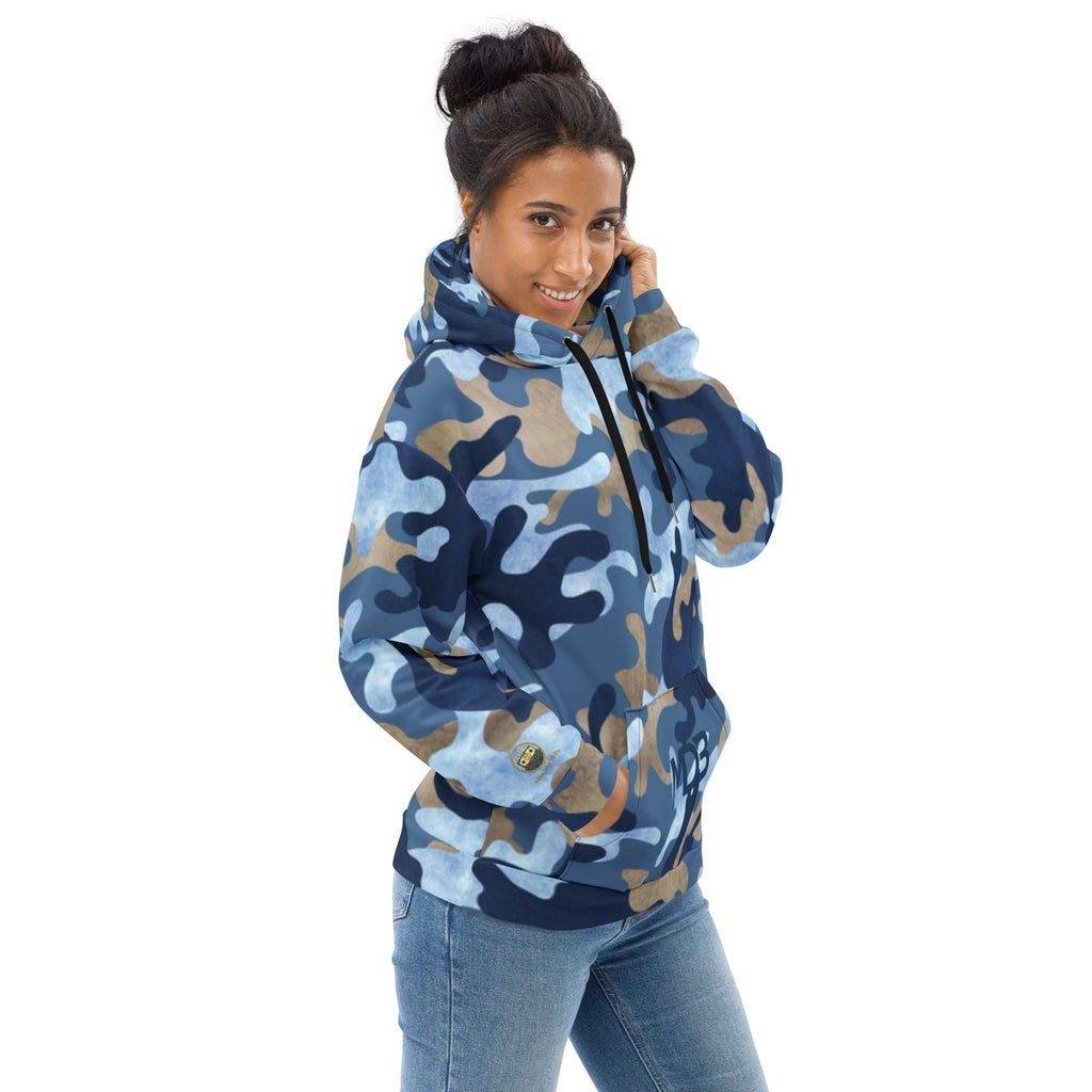 MDB Co. Cool Blue Smooth Camo Unisex Hoodie
