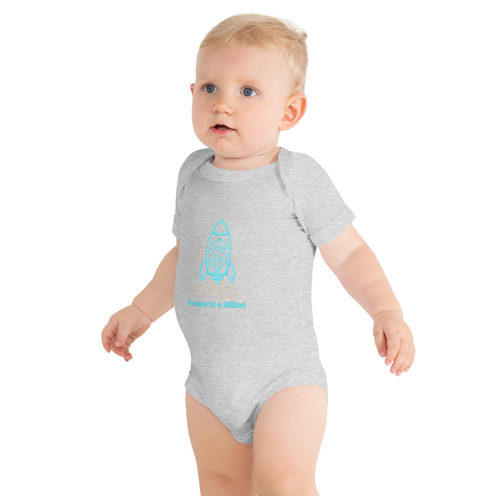 MDB Co. Dream To A Million Neon unisex Baby short sleeve one piece