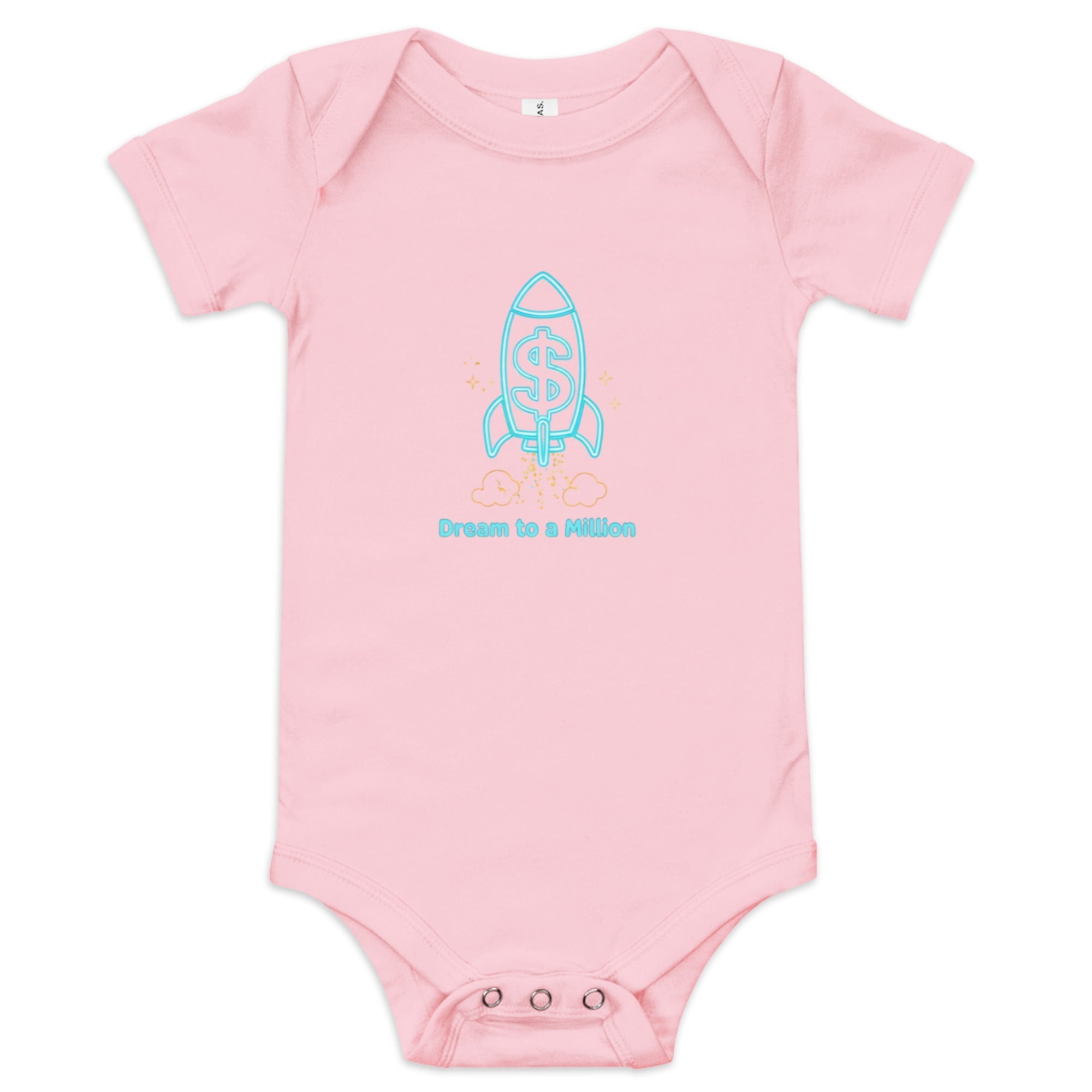 MDB Co. Dream To A Million Neon unisex Baby short sleeve one piece