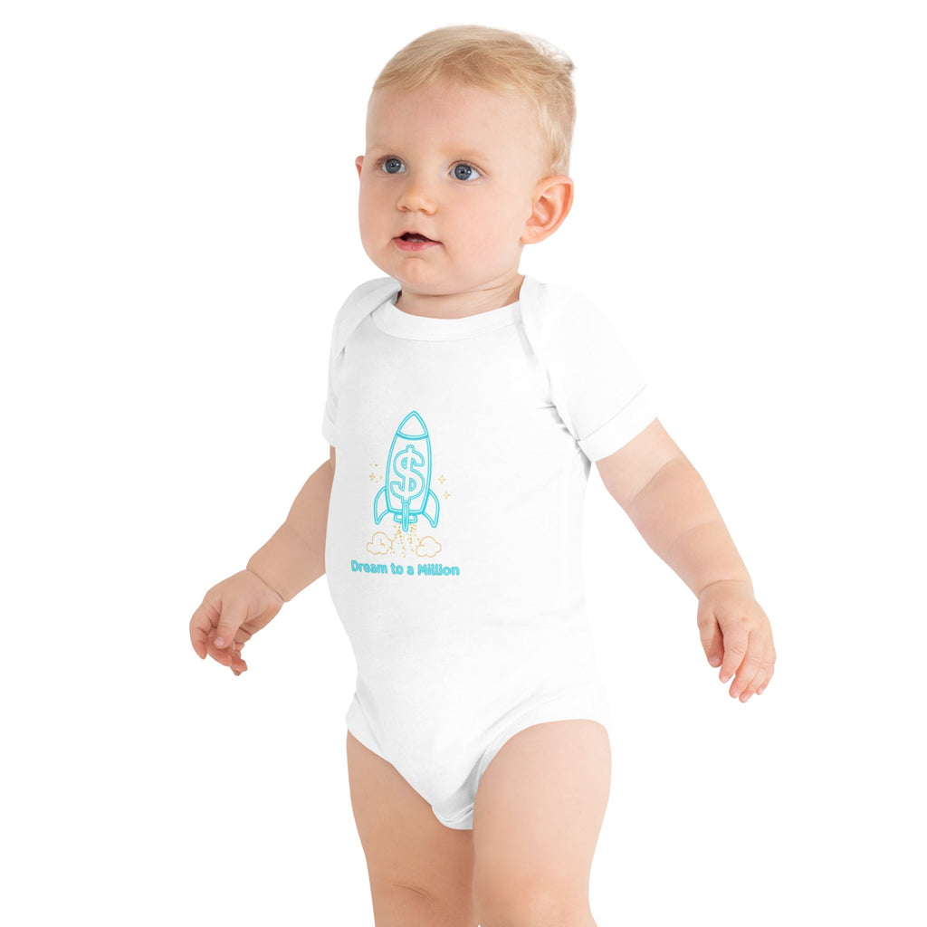 MDB Co. Dream To A Million Neon unisex Baby short sleeve one piece