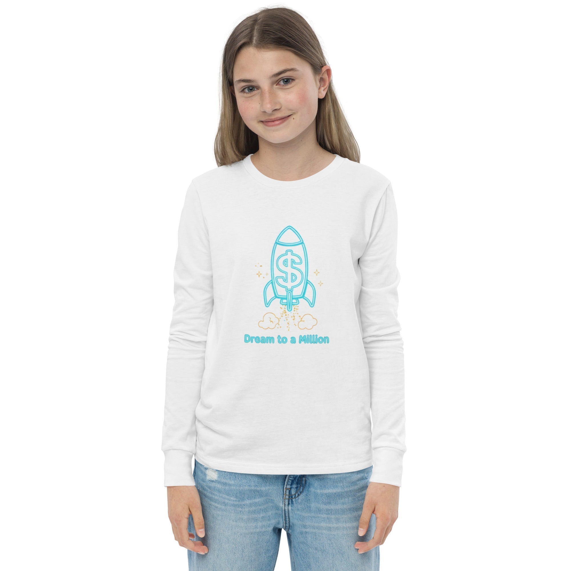 MDB Co. Dream To A Million Neon unisex Youth long sleeve tee