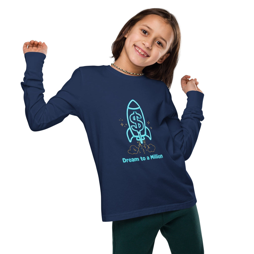 MDB Co. Dream To A Million Neon unisex Youth long sleeve tee