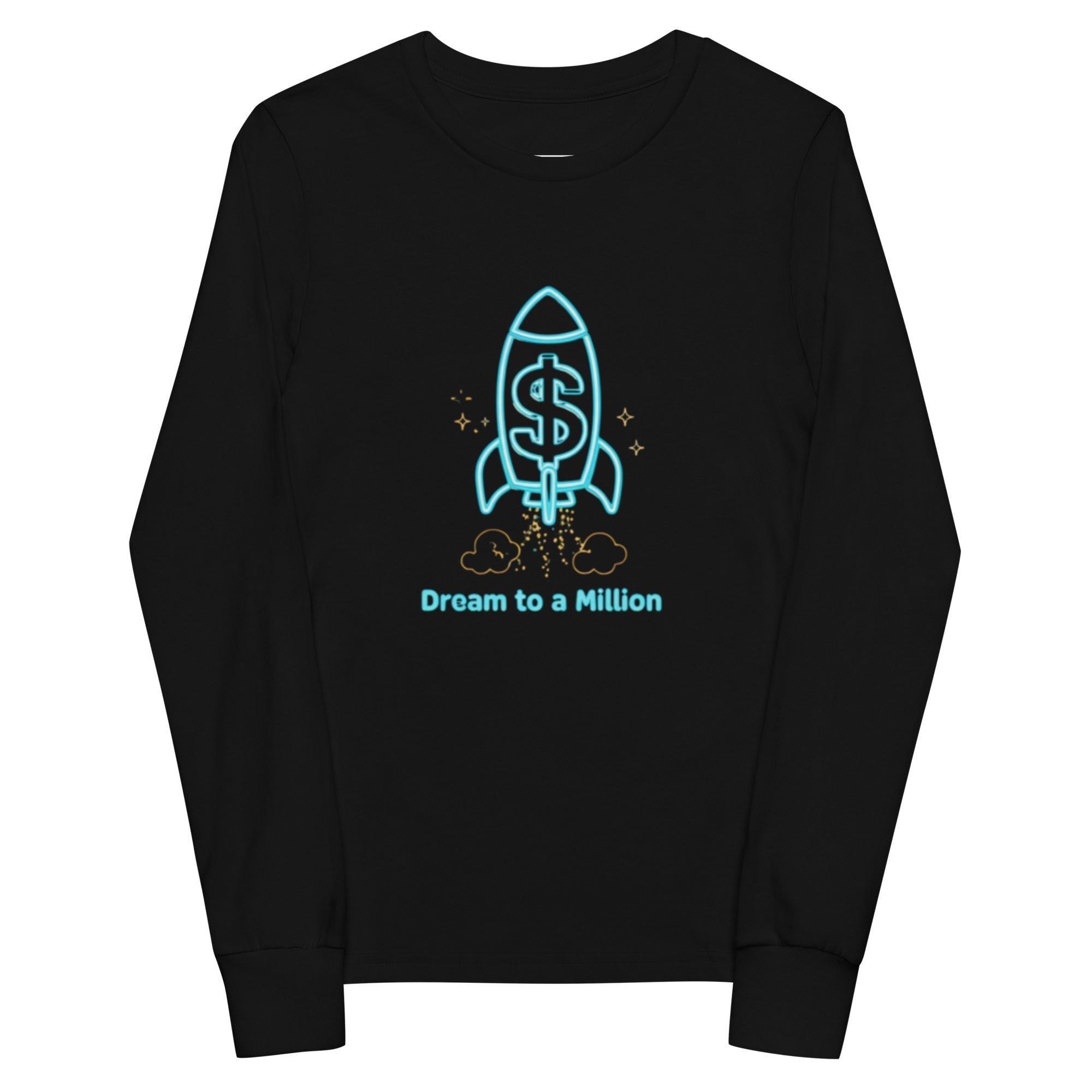 MDB Co. Dream To A Million Neon unisex Youth long sleeve tee