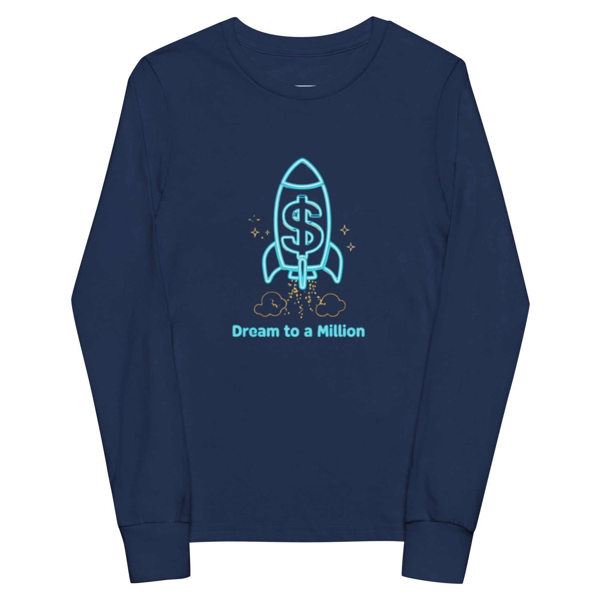 MDB Co. Dream To A Million Neon unisex Youth long sleeve tee