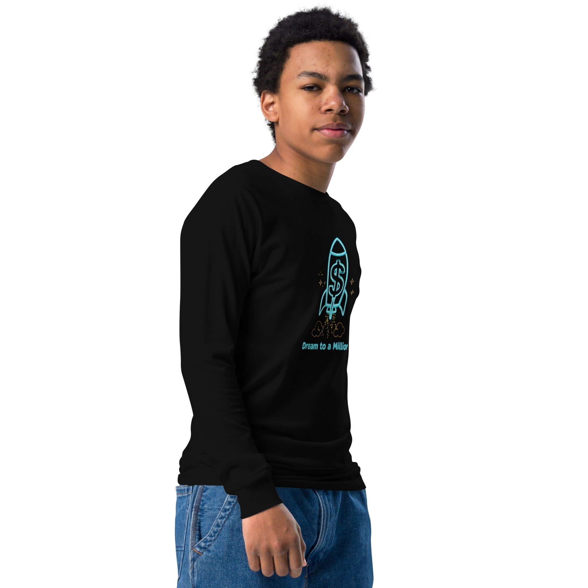MDB Co. Dream To A Million Neon unisex Youth long sleeve tee