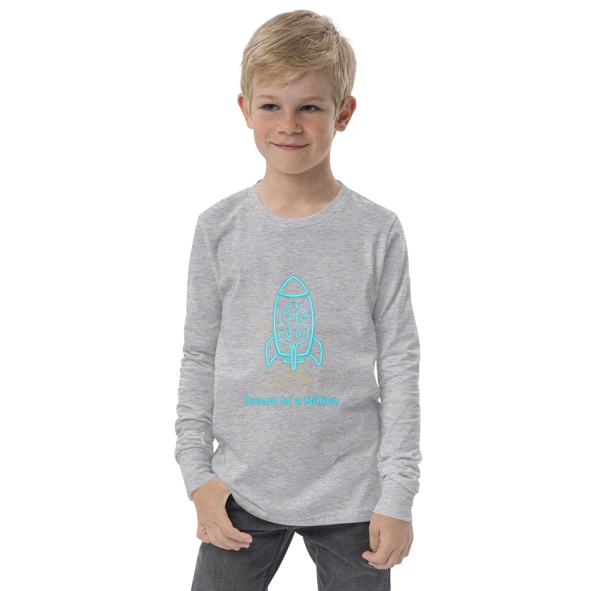 MDB Co. Dream To A Million Neon unisex Youth long sleeve tee