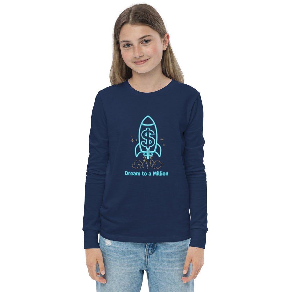 MDB Co. Dream To A Million Neon unisex Youth long sleeve tee