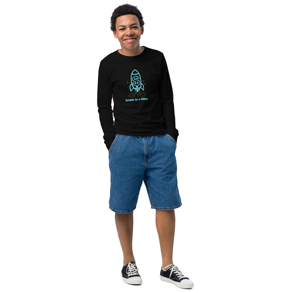 MDB Co. Dream To A Million Neon unisex Youth long sleeve tee