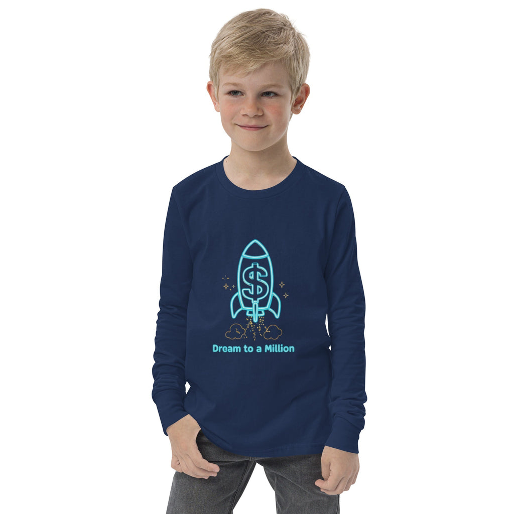 MDB Co. Dream To A Million Neon unisex Youth long sleeve tee
