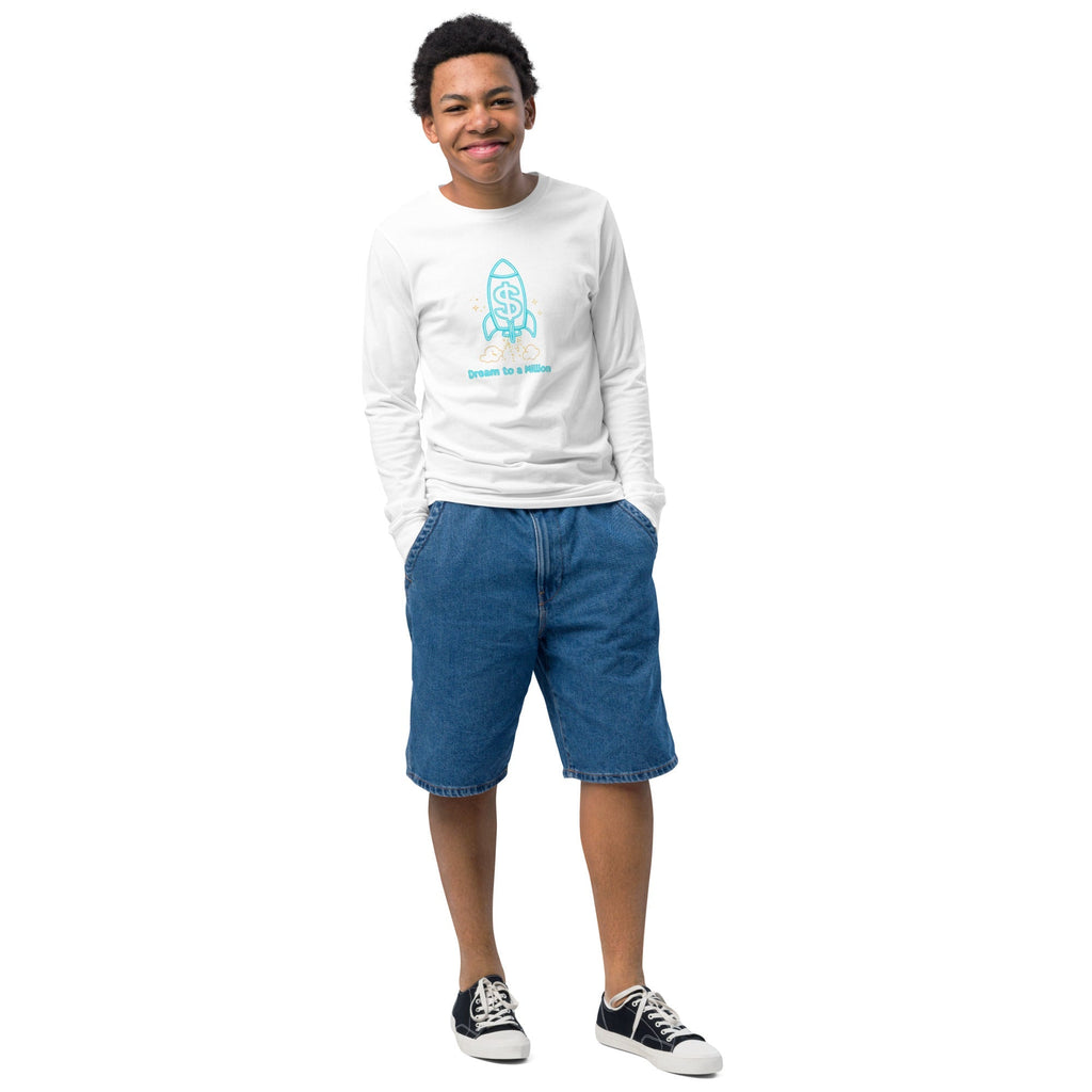 MDB Co. Dream To A Million Neon unisex Youth long sleeve tee