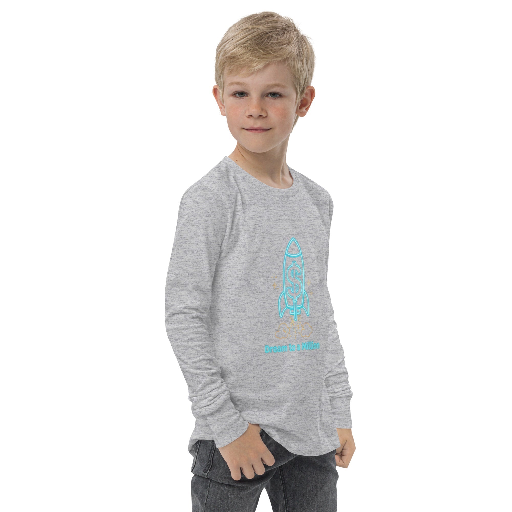 MDB Co. Dream To A Million Neon unisex Youth long sleeve tee