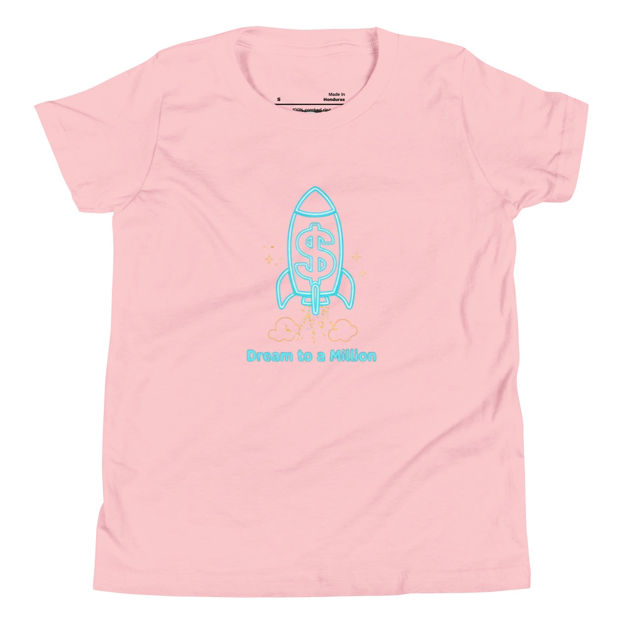 MDB Co. Dream To A Million Neon unisex Youth Short Sleeve T-Shirt