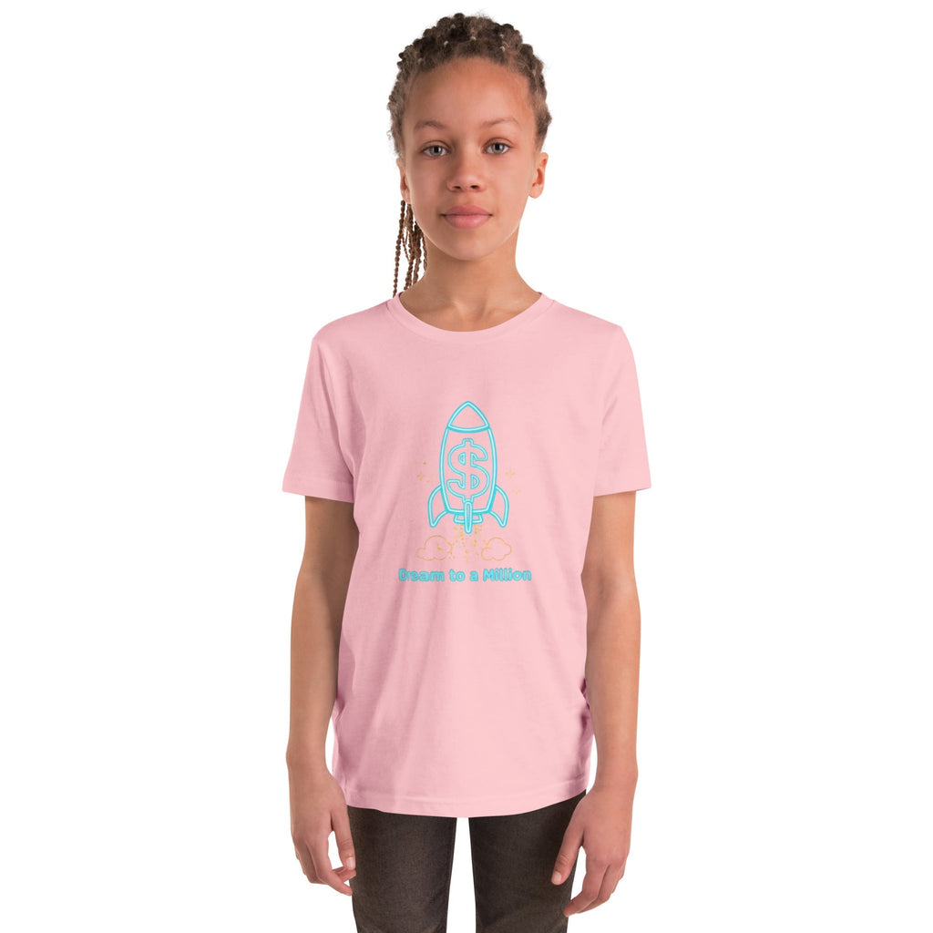 MDB Co. Dream To A Million Neon unisex Youth Short Sleeve T-Shirt