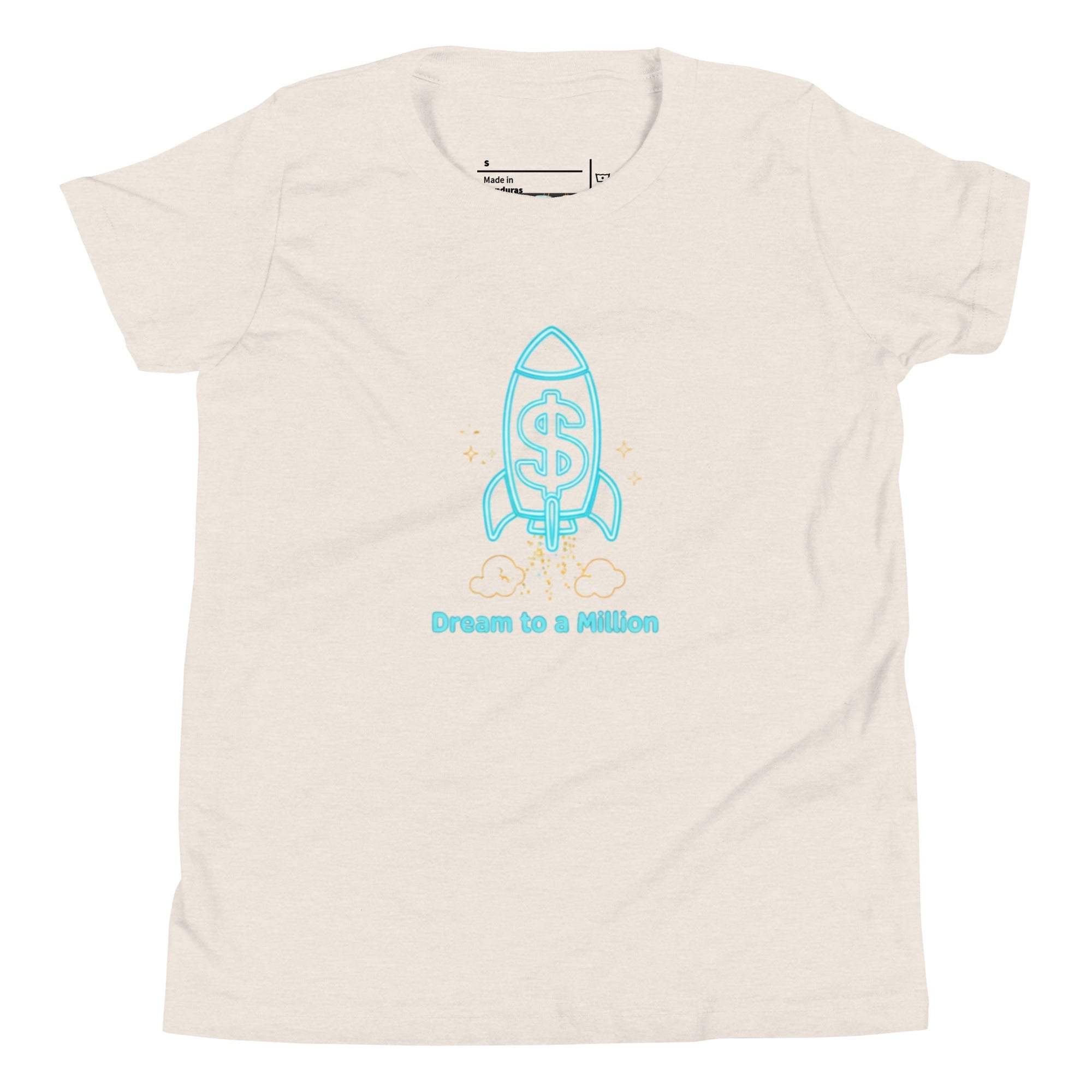 MDB Co. Dream To A Million Neon unisex Youth Short Sleeve T-Shirt