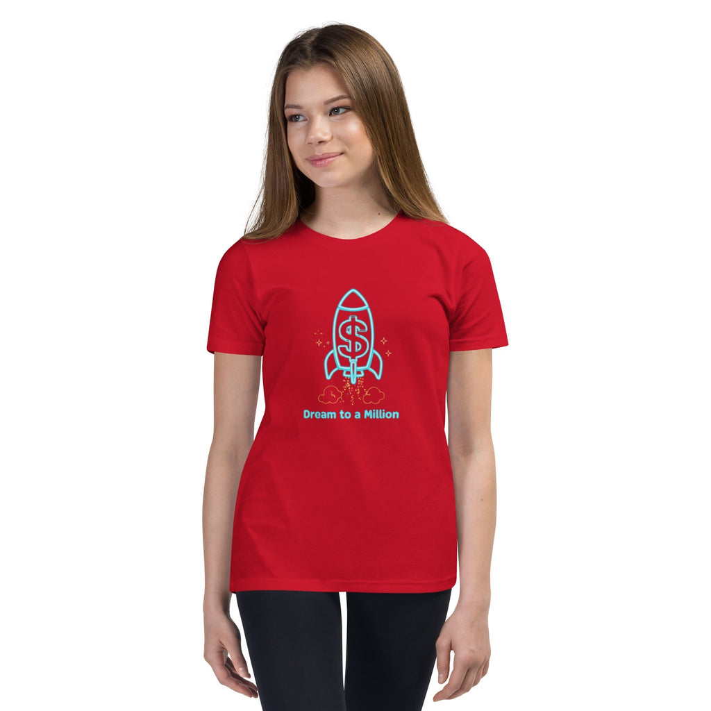 MDB Co. Dream To A Million Neon unisex Youth Short Sleeve T-Shirt