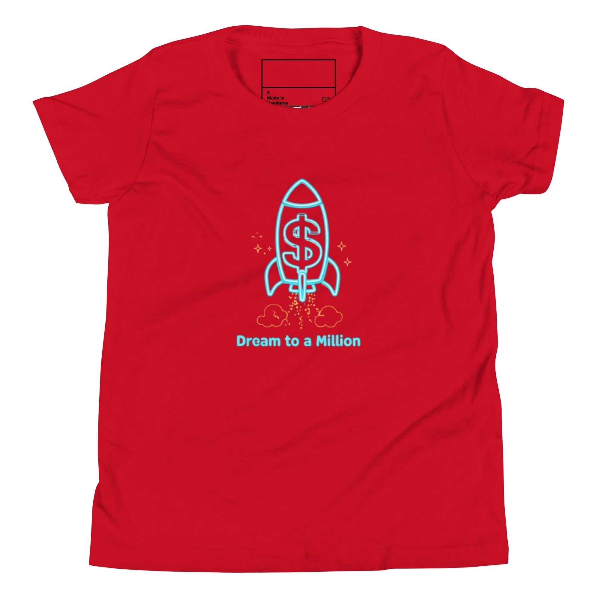 MDB Co. Dream To A Million Neon unisex Youth Short Sleeve T-Shirt