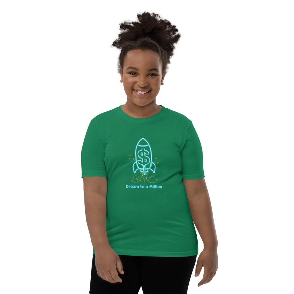 MDB Co. Dream To A Million Neon unisex Youth Short Sleeve T-Shirt