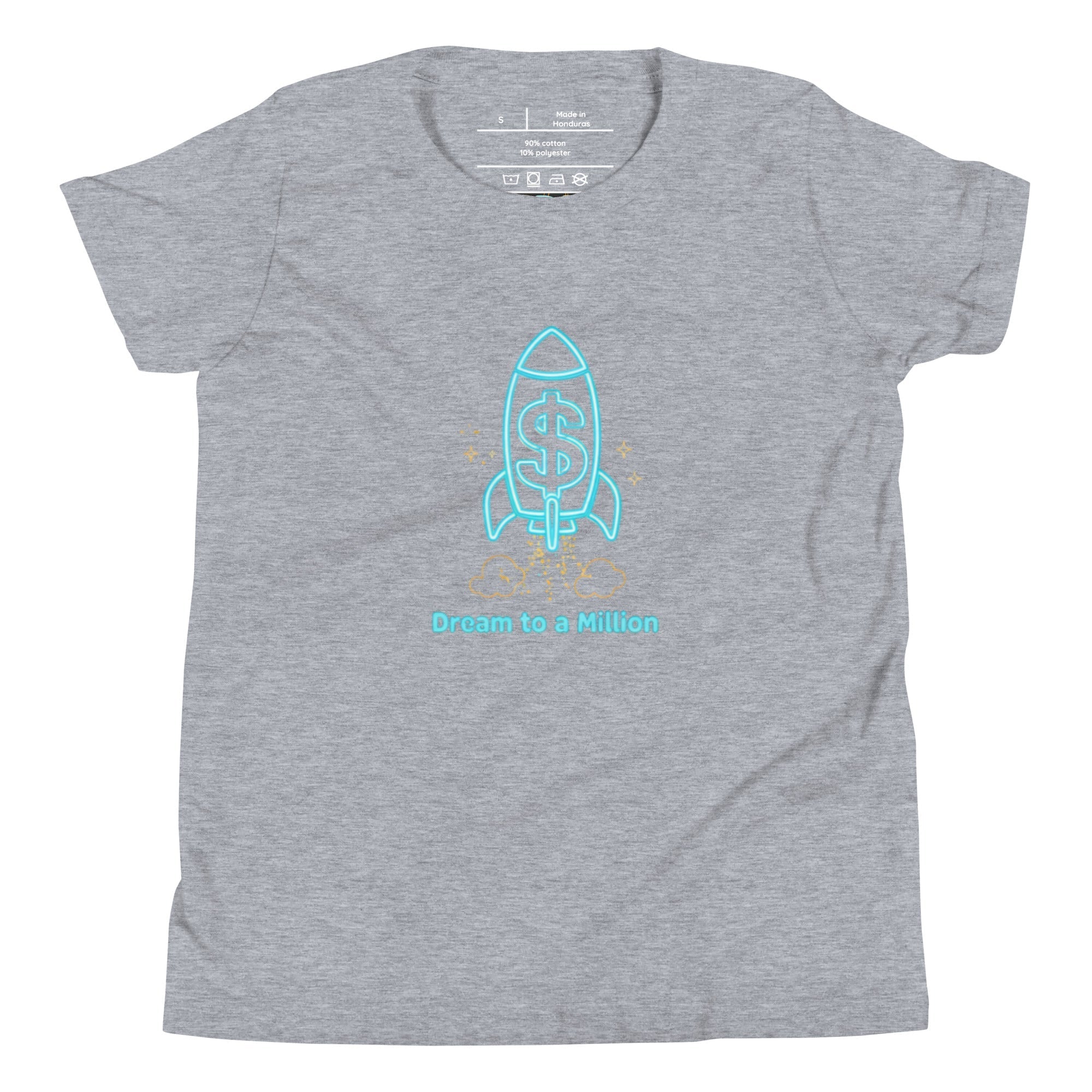 MDB Co. Dream To A Million Neon unisex Youth Short Sleeve T-Shirt