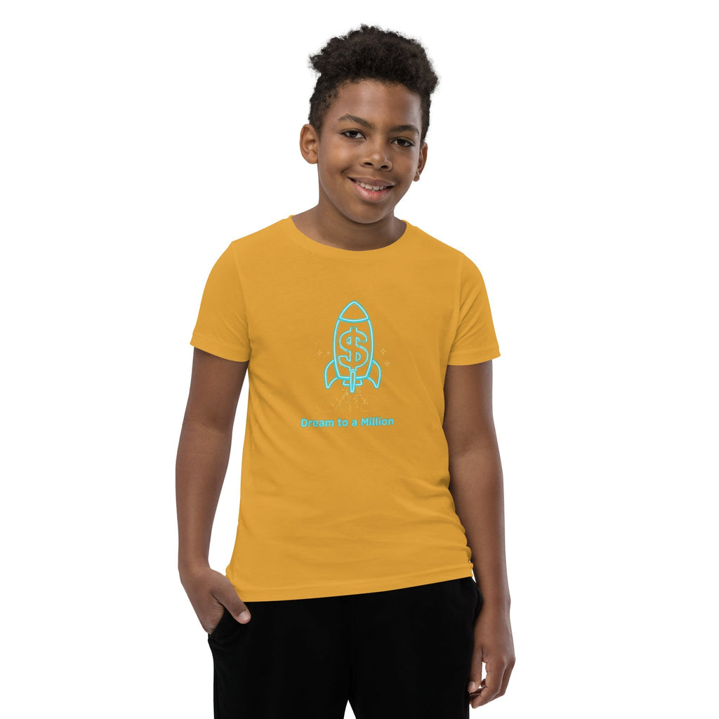 MDB Co. Dream To A Million Neon unisex Youth Short Sleeve T-Shirt