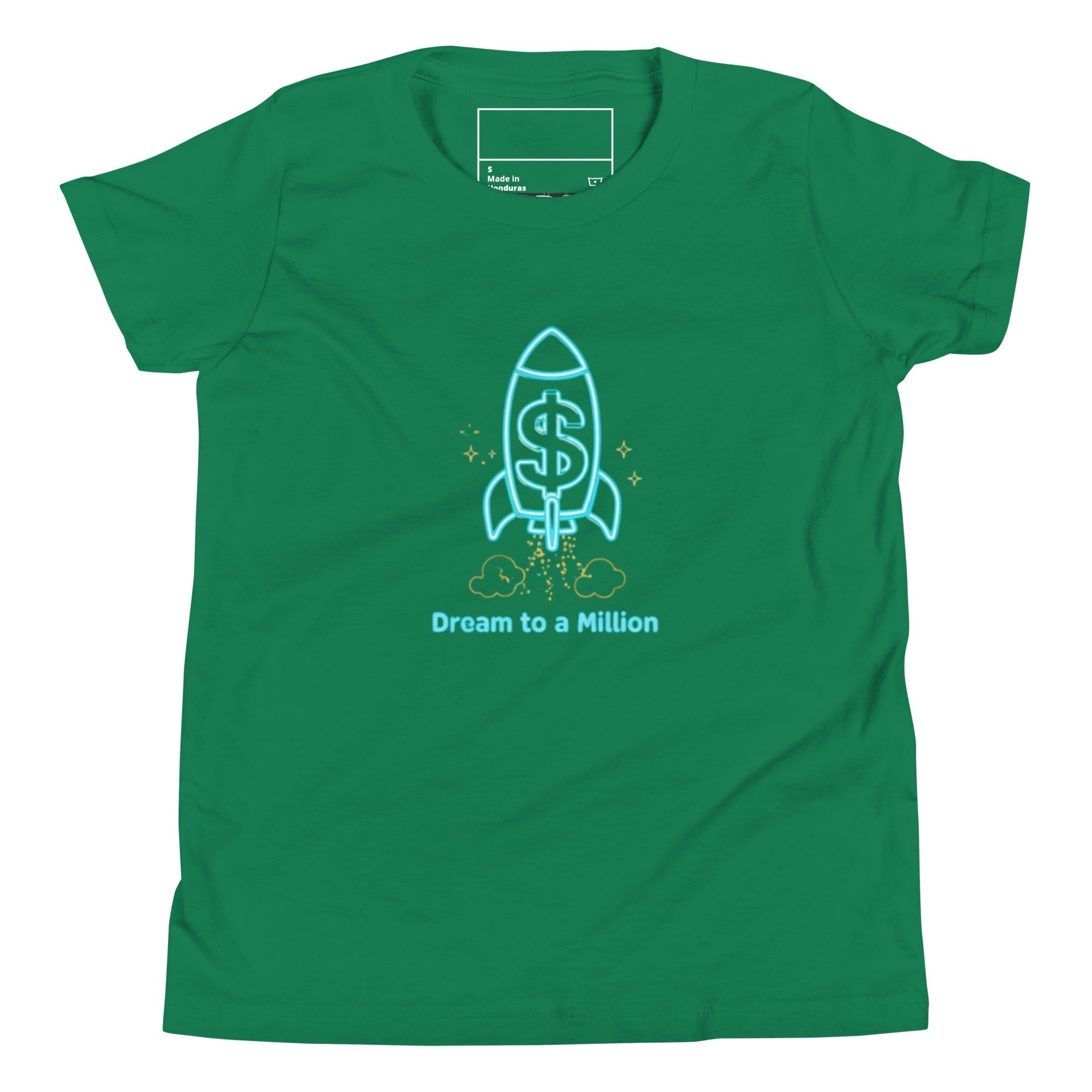 MDB Co. Dream To A Million Neon unisex Youth Short Sleeve T-Shirt