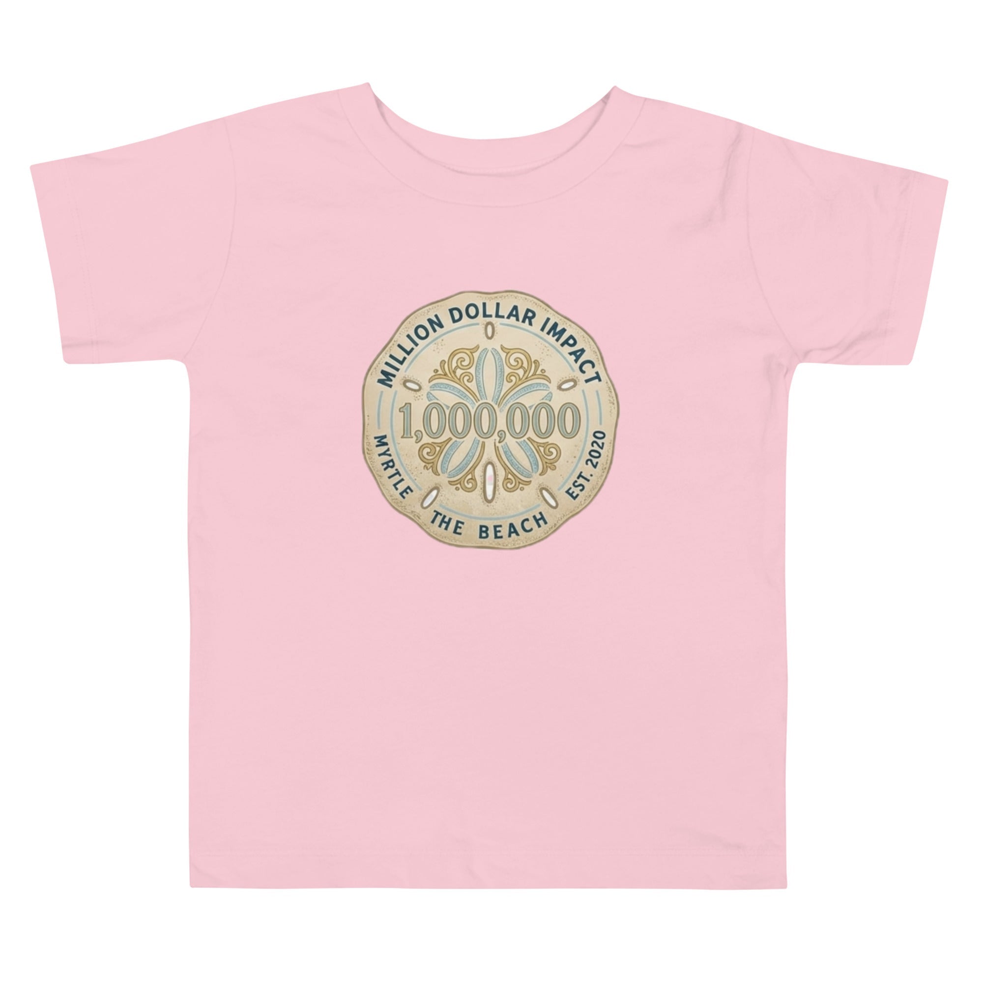 MDB Co. Million Sand Dollars unisex Toddler Short Sleeve Tee