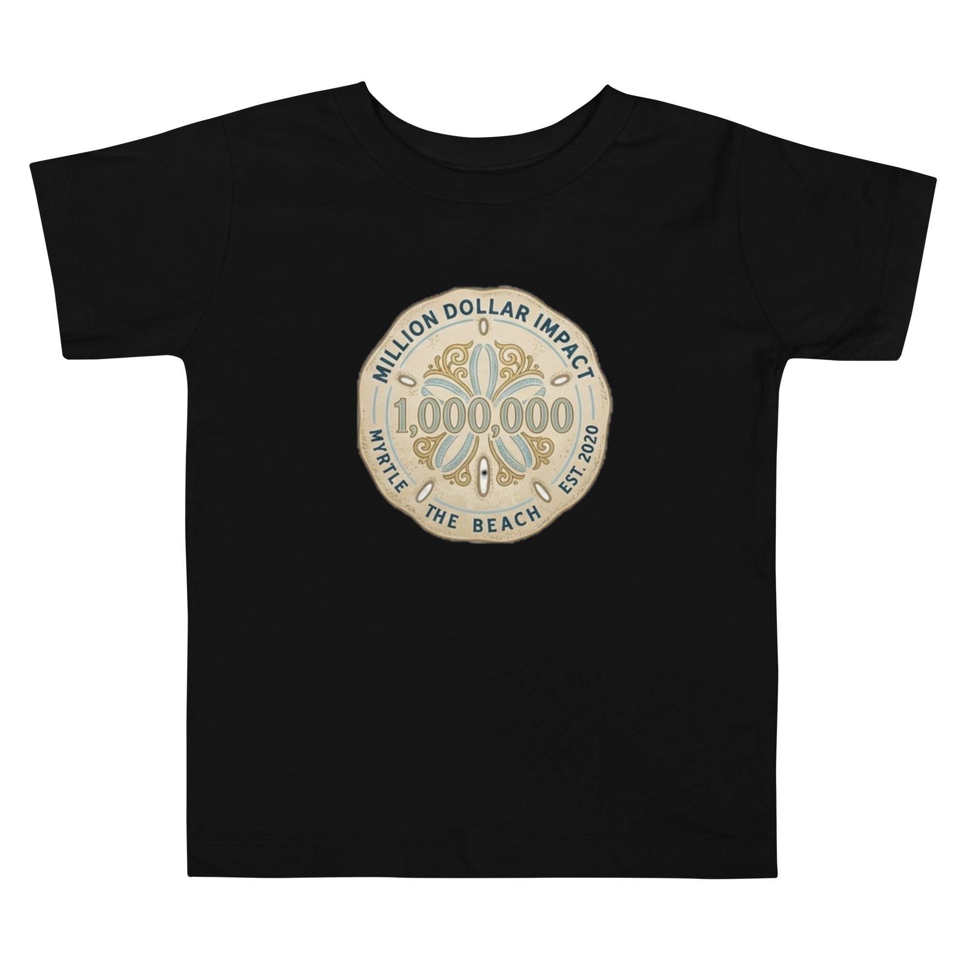 MDB Co. Million Sand Dollars unisex Toddler Short Sleeve Tee