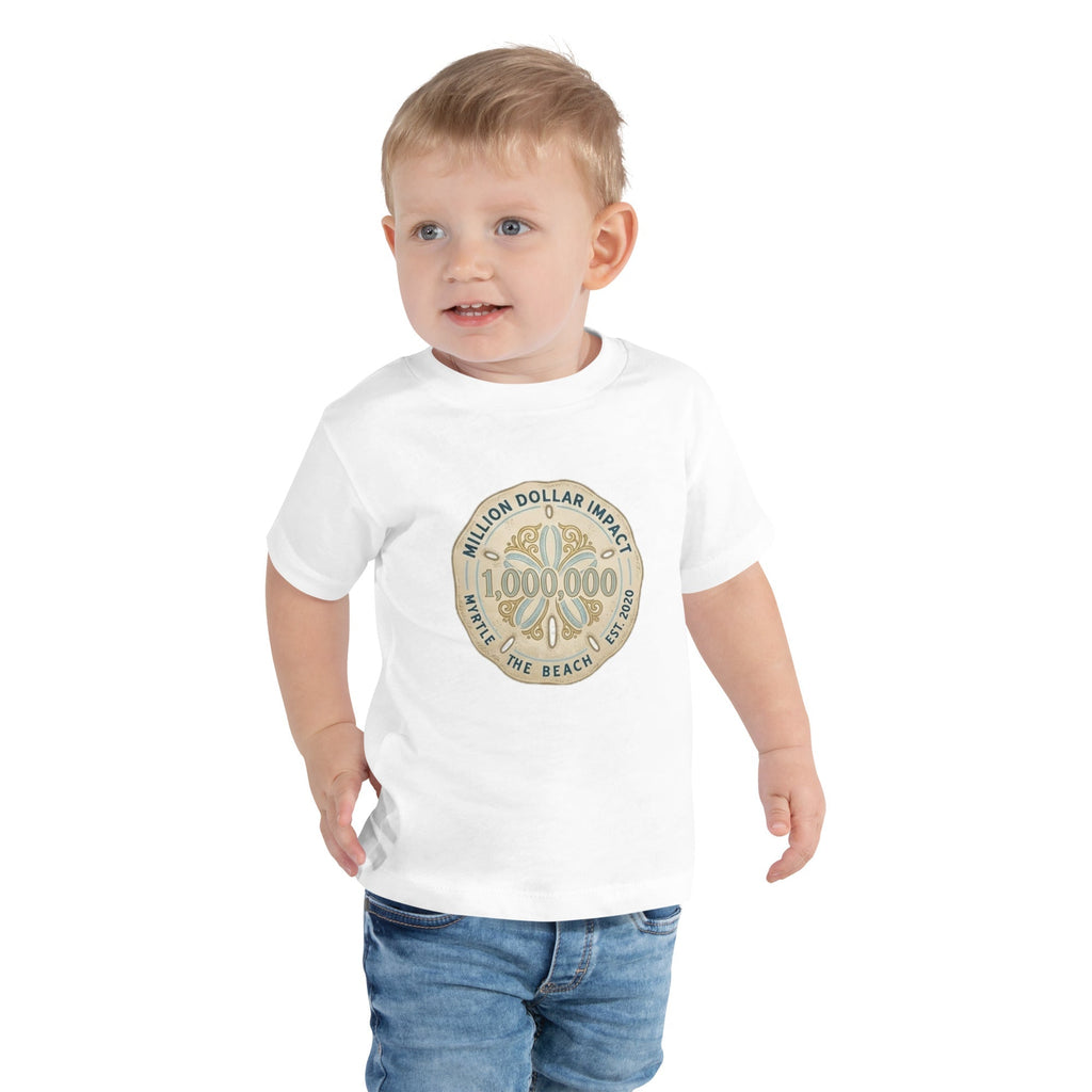 MDB Co. Million Sand Dollars unisex Toddler Short Sleeve Tee