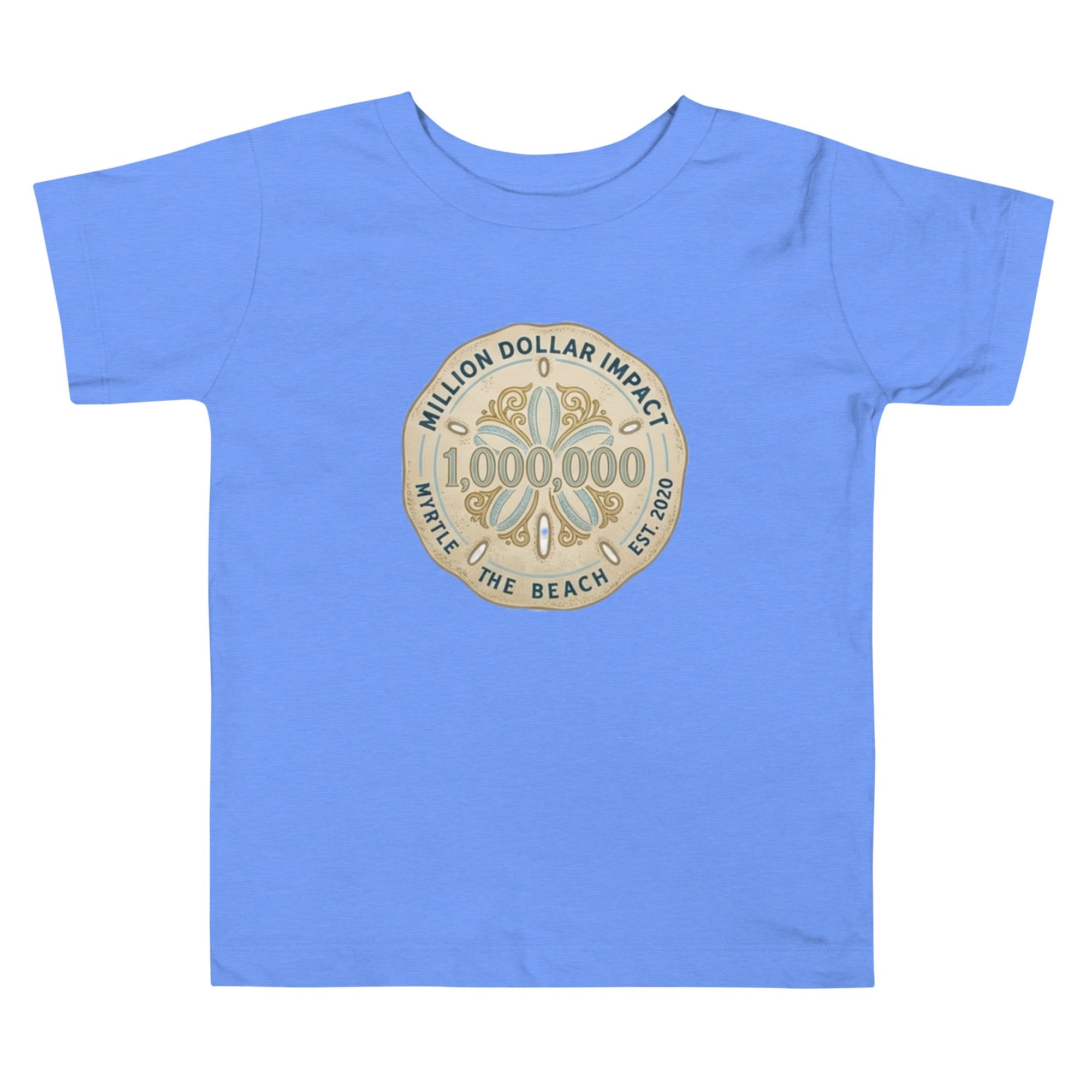 MDB Co. Million Sand Dollars unisex Toddler Short Sleeve Tee