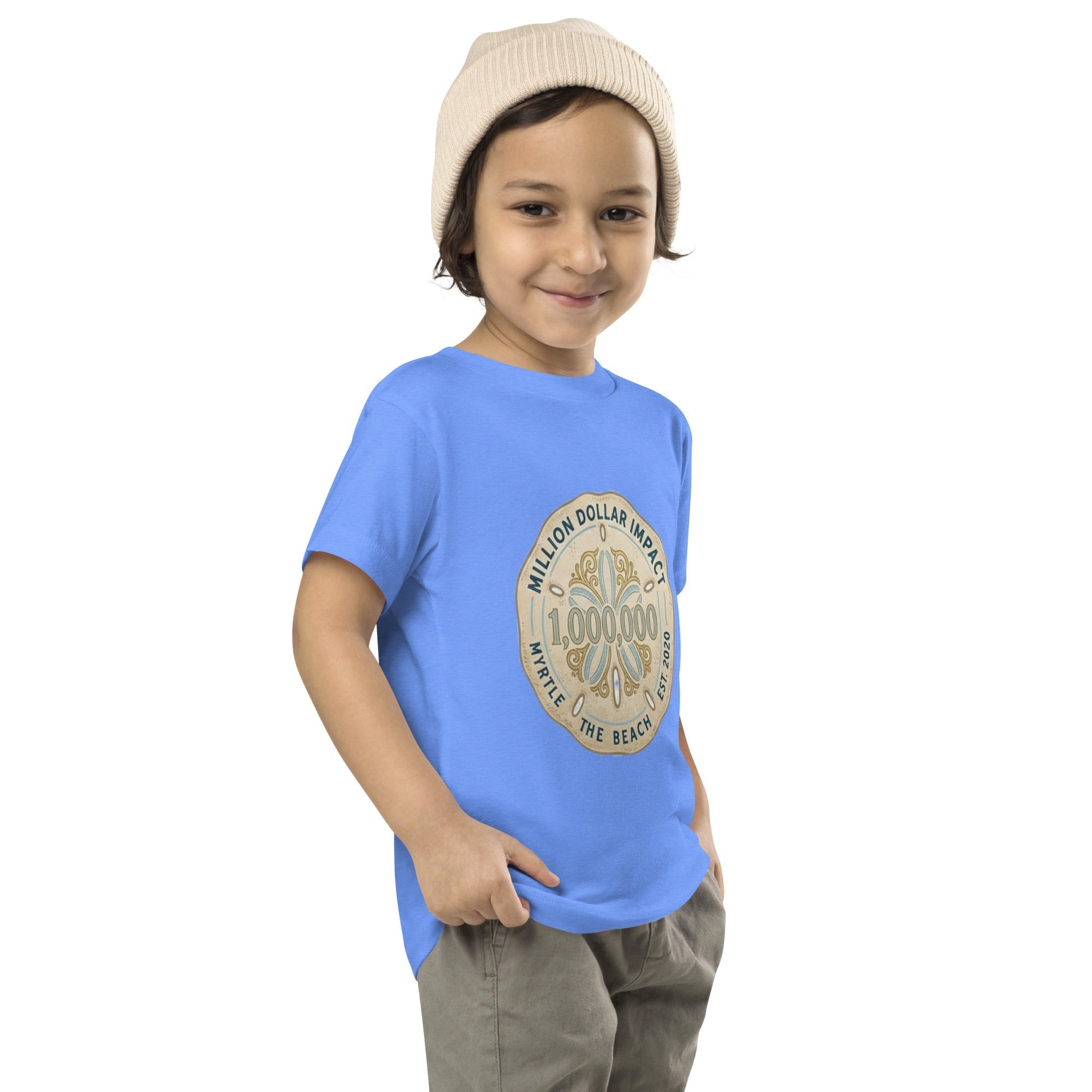 MDB Co. Million Sand Dollars unisex Toddler Short Sleeve Tee