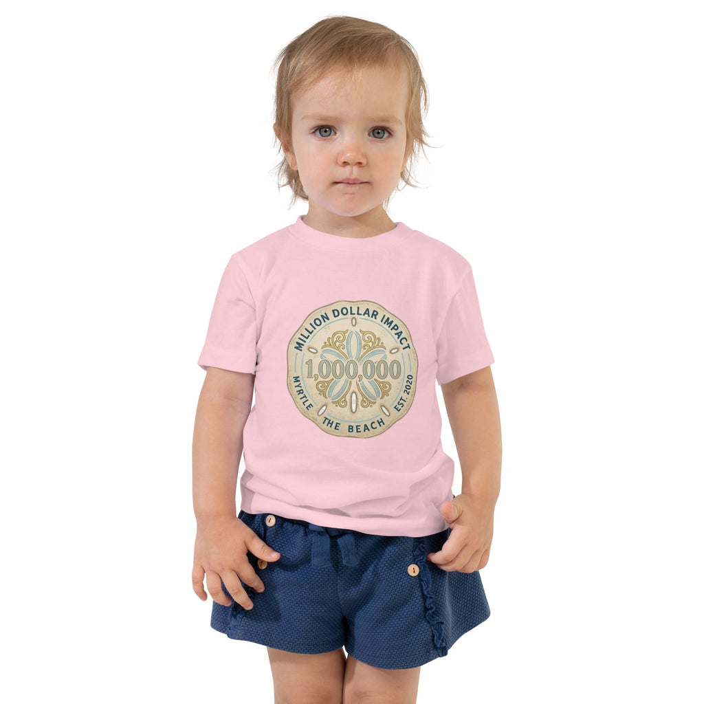 MDB Co. Million Sand Dollars unisex Toddler Short Sleeve Tee