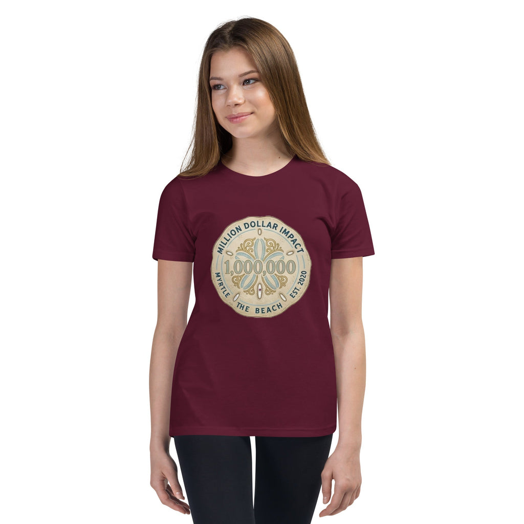 MDB Co. Million Sand Dollars unisex Youth Short Sleeve T-Shirt