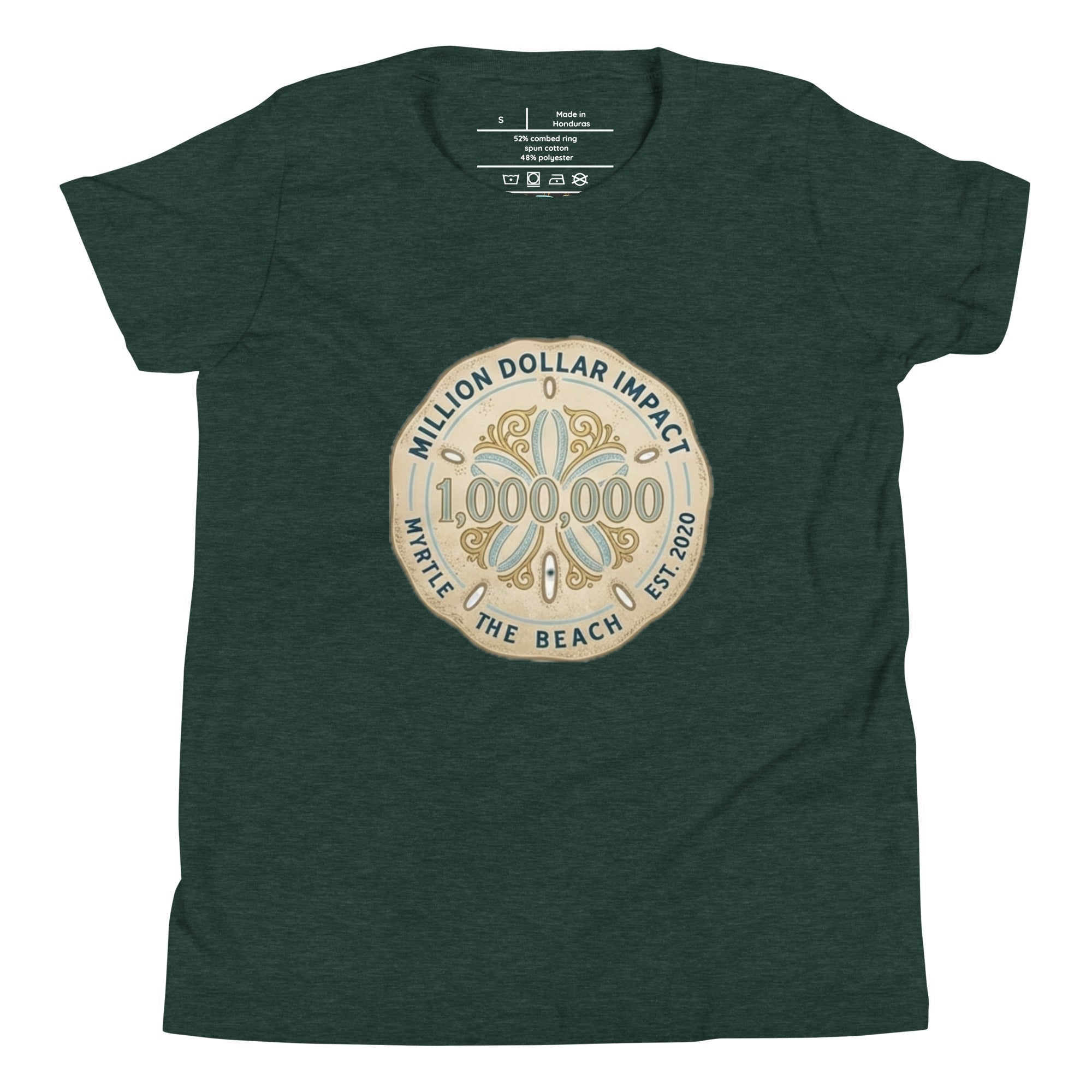 MDB Co. Million Sand Dollars unisex Youth Short Sleeve T-Shirt