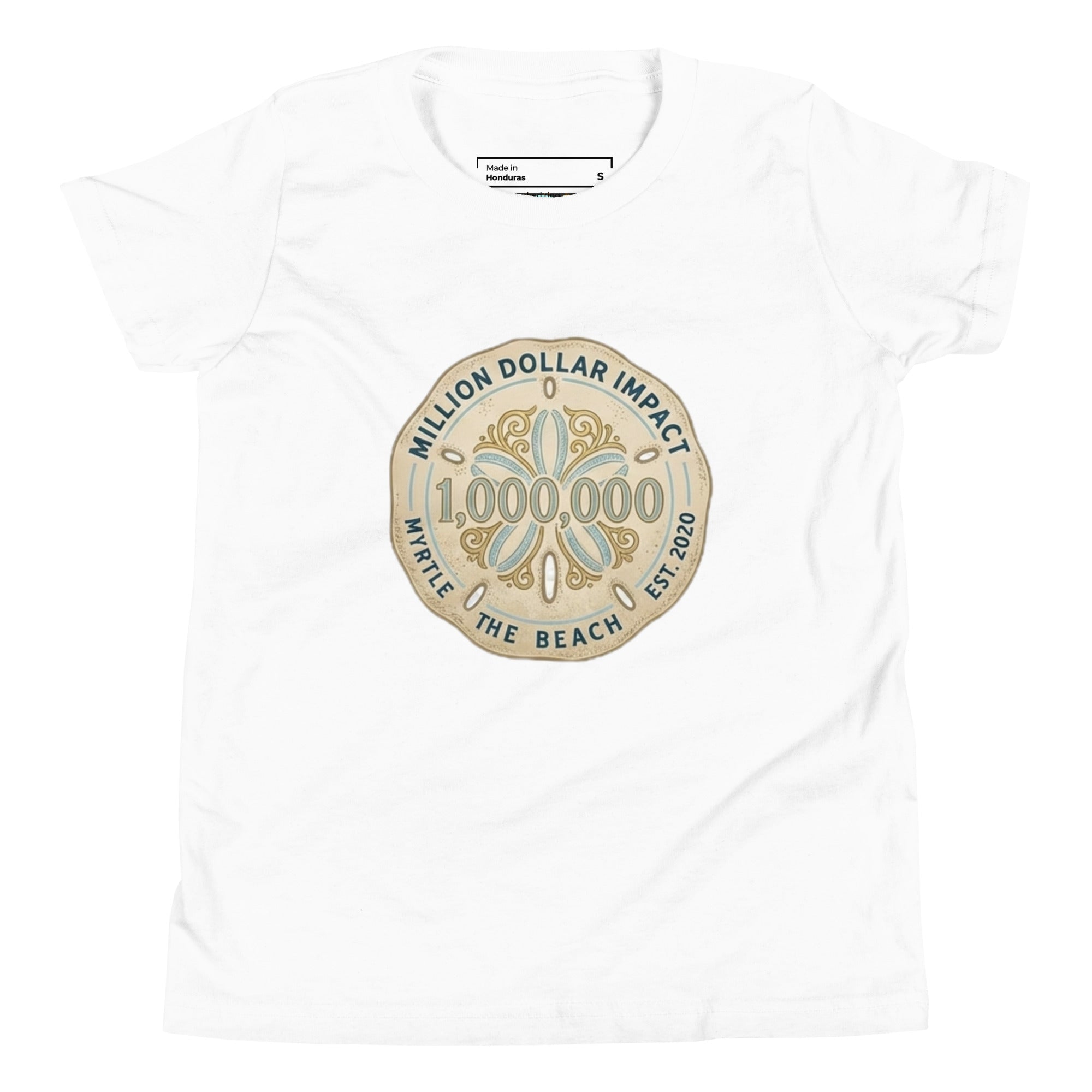 MDB Co. Million Sand Dollars unisex Youth Short Sleeve T-Shirt